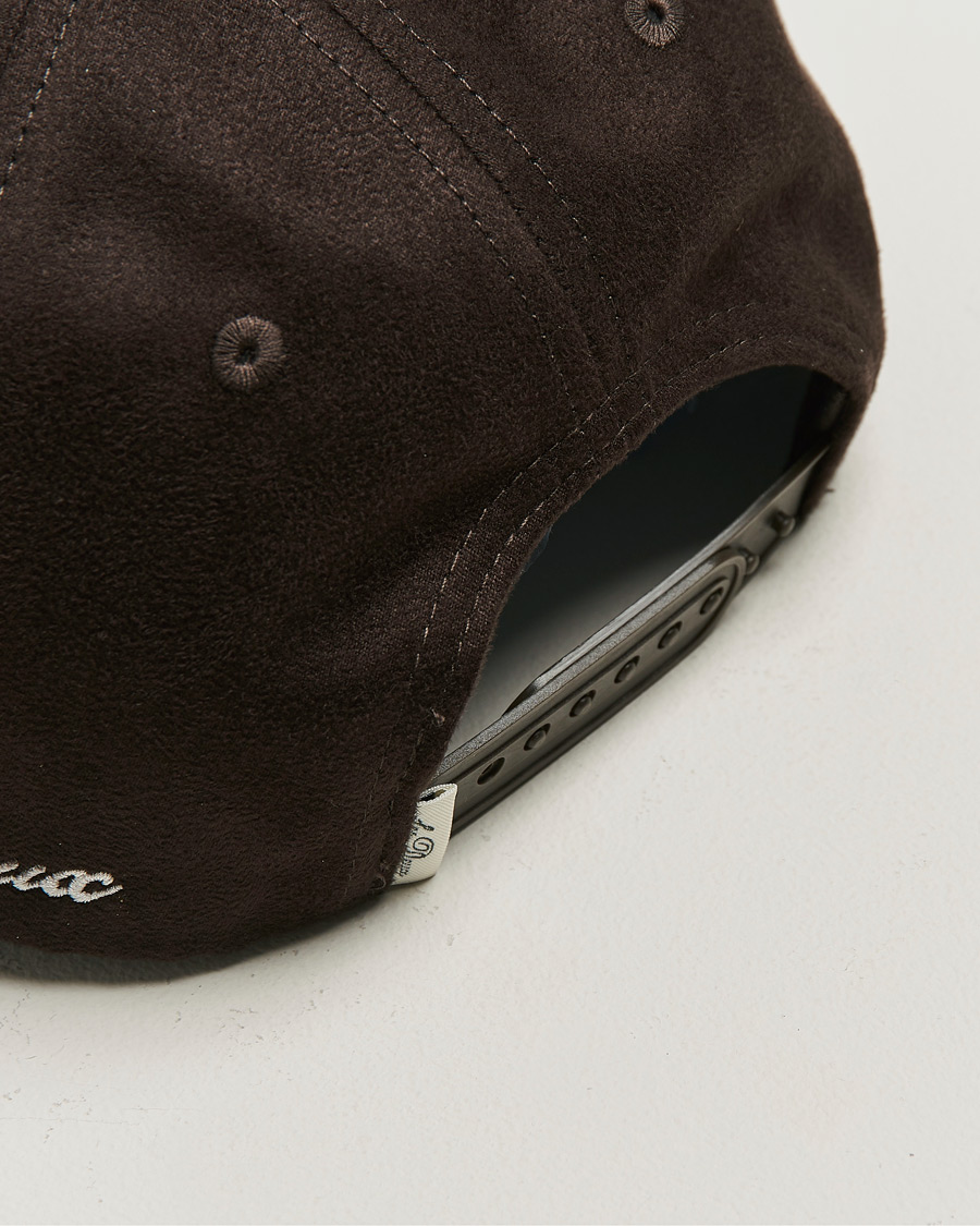 Heren | Hoeden en petten | LES DEUX | Encore Suede Baseball Cap Coffee Brown