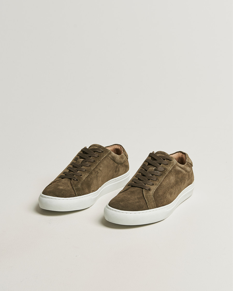Heren | Sneakers | LES DEUX | Theodor Suede Sneakers Teak Brown