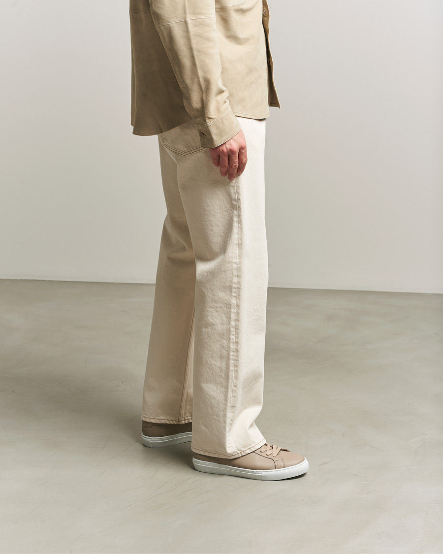 Heren | Sneakers | LES DEUX | Theodor Leather Sneakers Irish Cream Beige