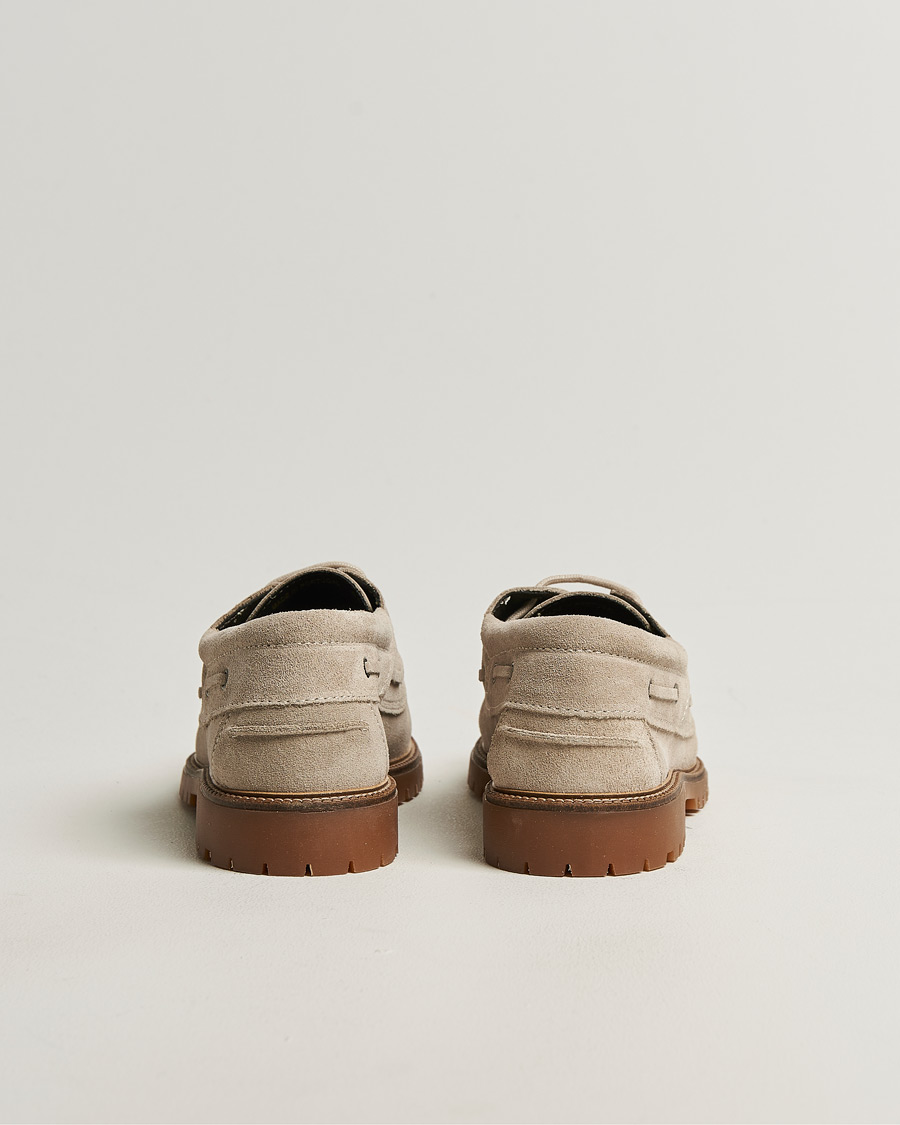 Heren | Sneakers | LES DEUX | Taylor Suede Boat Shoe Light Sand