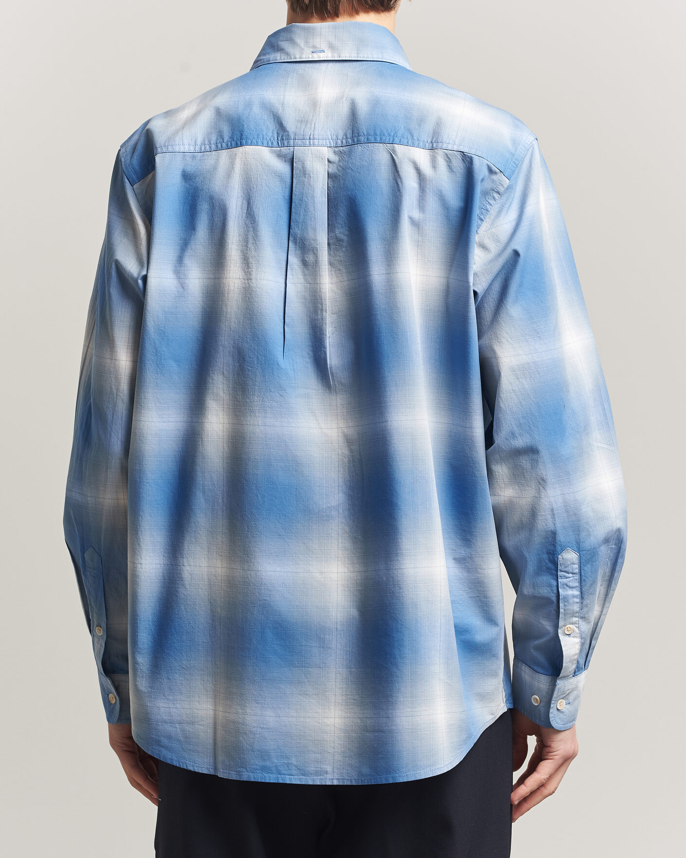 Heren | Overhemden | LES DEUX | Kent Shadowcheck Shirt Palace Blue