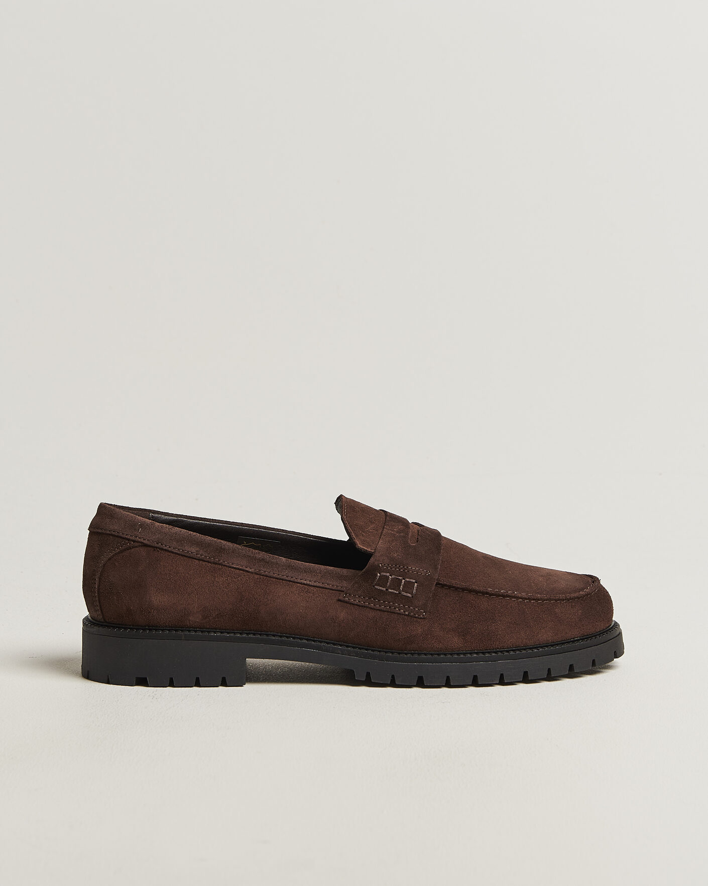 Heren | Instappers | LES DEUX | Taylor Oil Suede Loafers Turkish Coffee