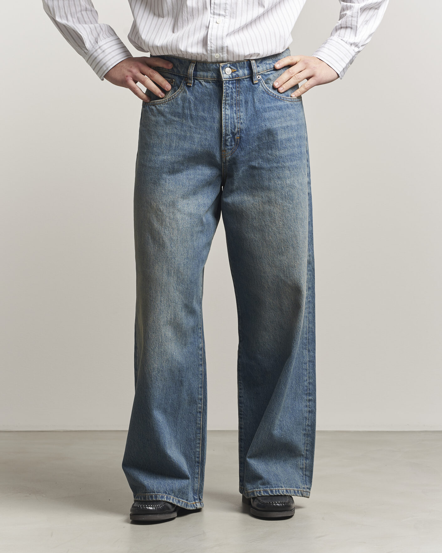 Heren | Jeans | Jeanerica | Brera Straight Jeans 1990 Light Vintage