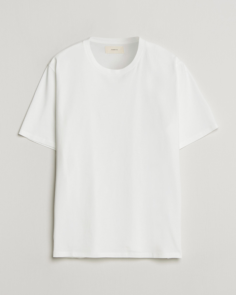 Heren | T-shirts | Jeanerica | Delon Crew Neck T-Shirt Natural White