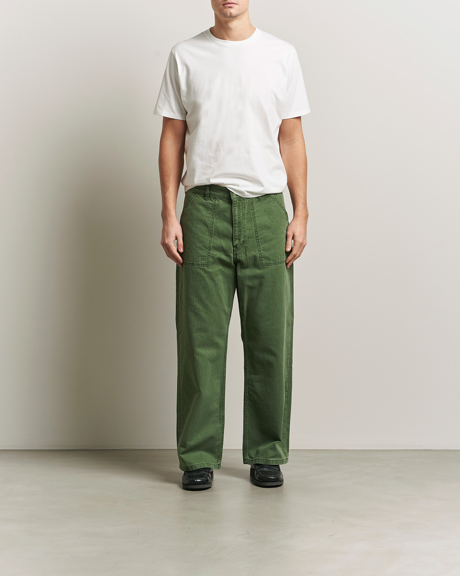 Heren | T-shirts | Jeanerica | Delon Crew Neck T-Shirt Natural White