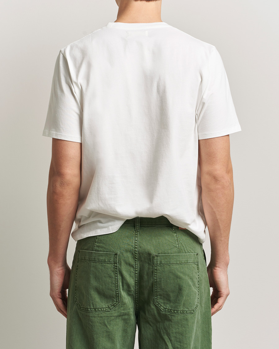 Heren | T-shirts | Jeanerica | Delon Crew Neck T-Shirt Natural White