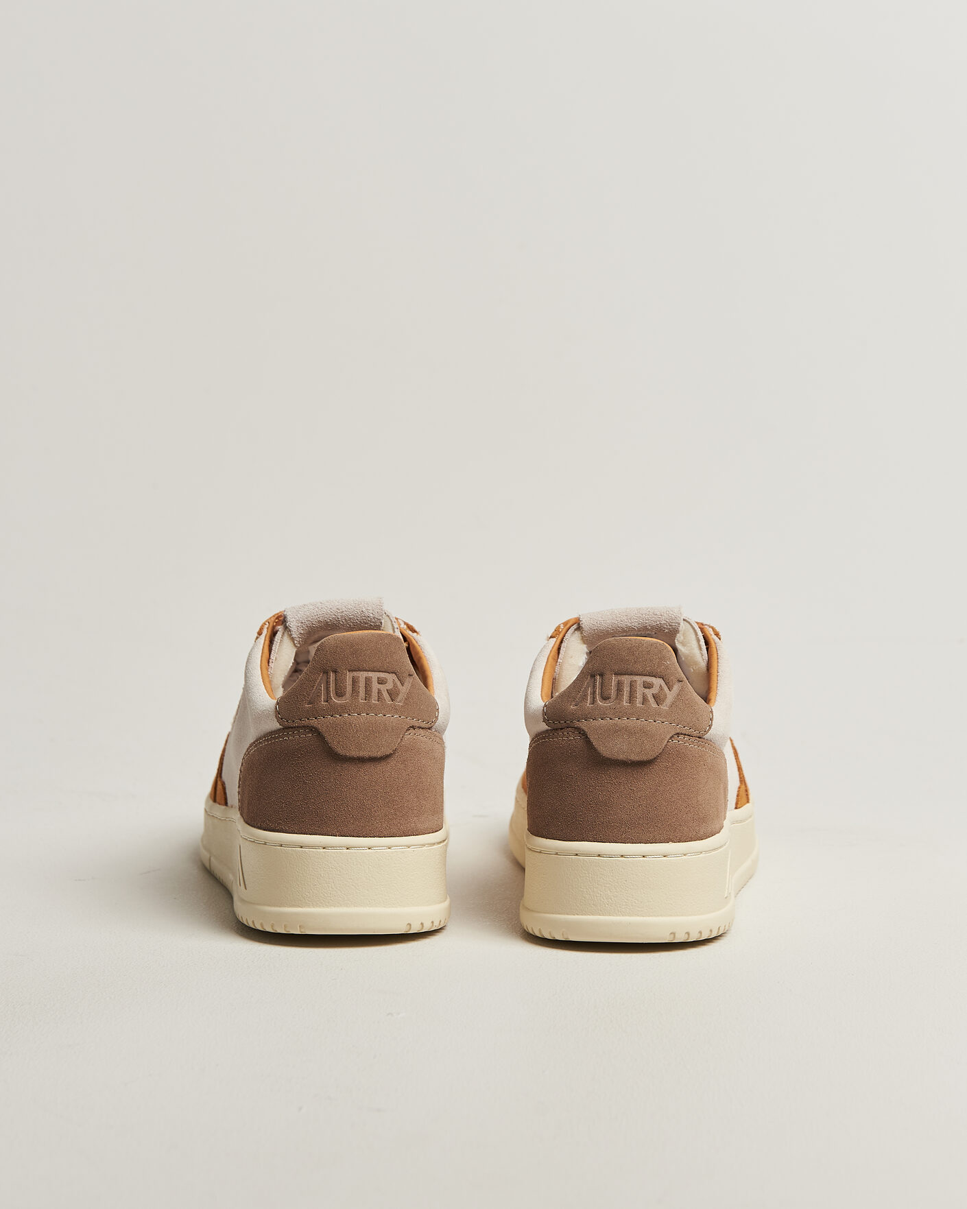 Heren | Sneakers | Autry | Medalist Low Suede Mix Sneaker Antilop/White/Brown
