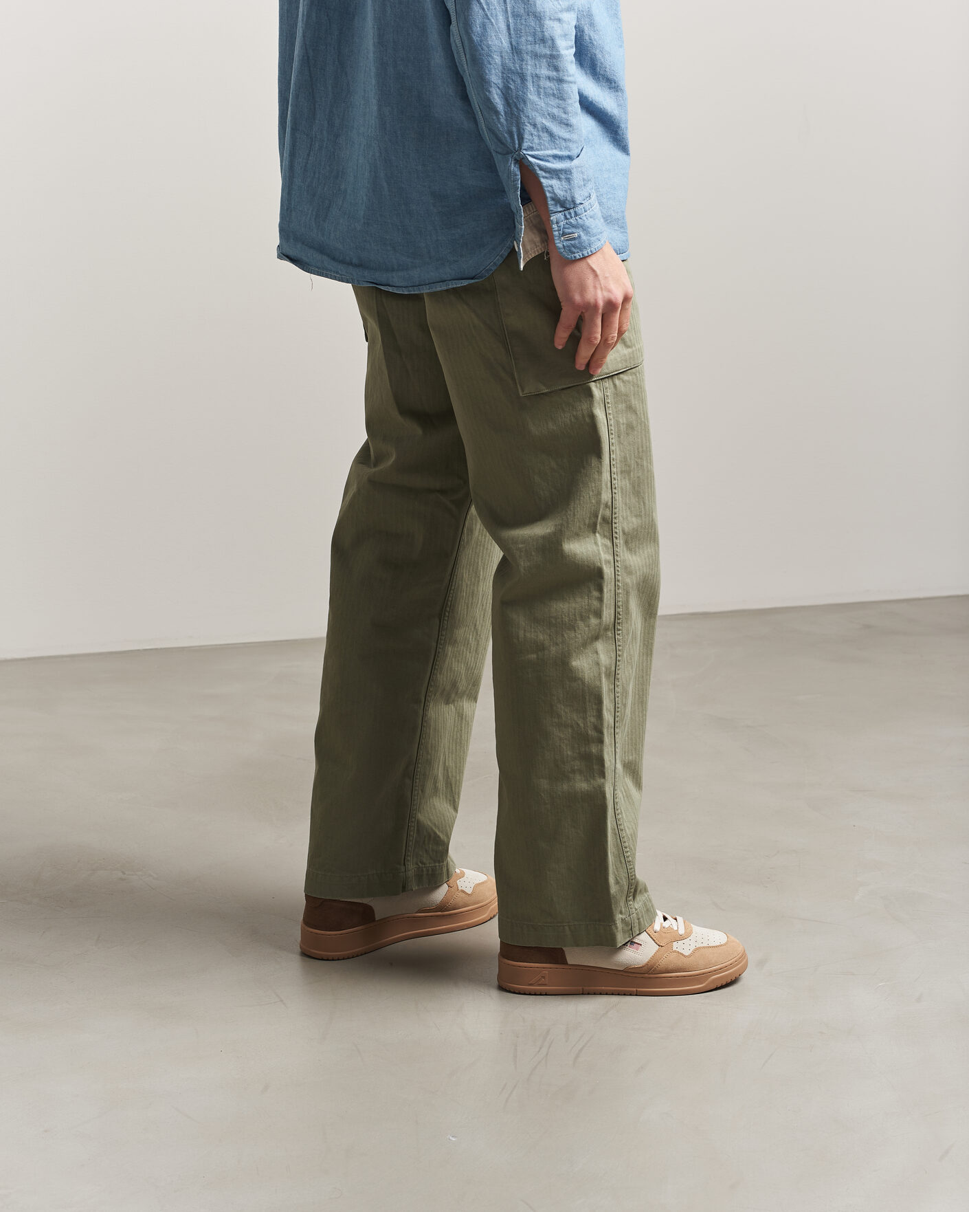 Heren | Sneakers | Autry | Medalist Low Suede Mix Sneaker Tundra/Egg/Peanut