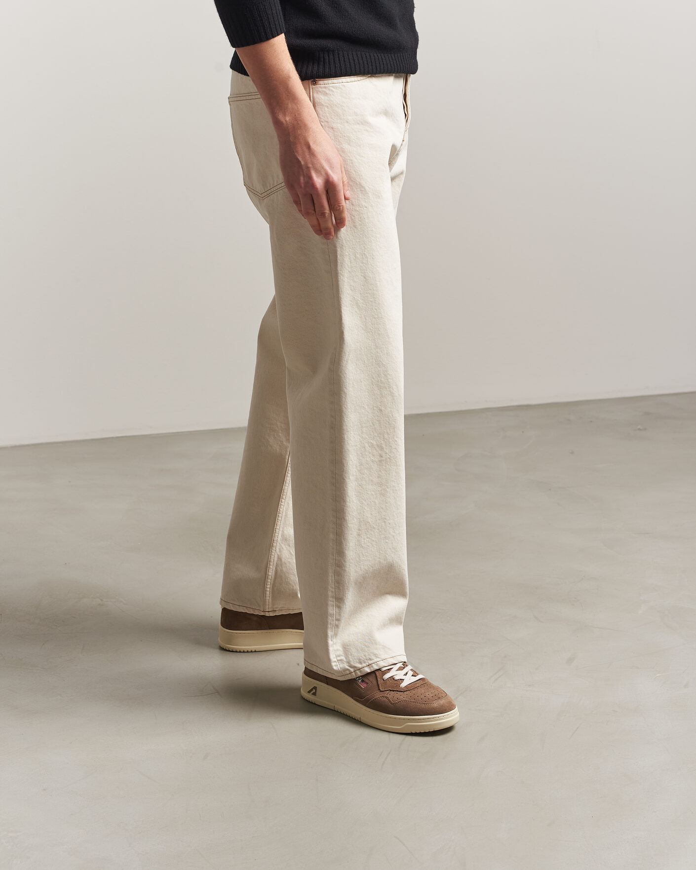 Heren | Sneakers | Autry | Medalist Low Sneaker Cigar/White