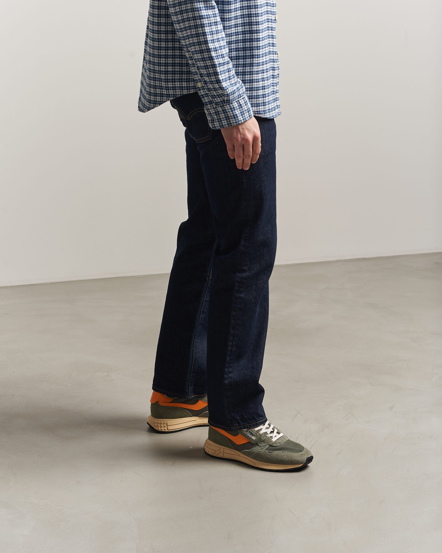 Heren | Sneakers | Autry | Reelwind Running Sneaker Salvia/Smoked  Green