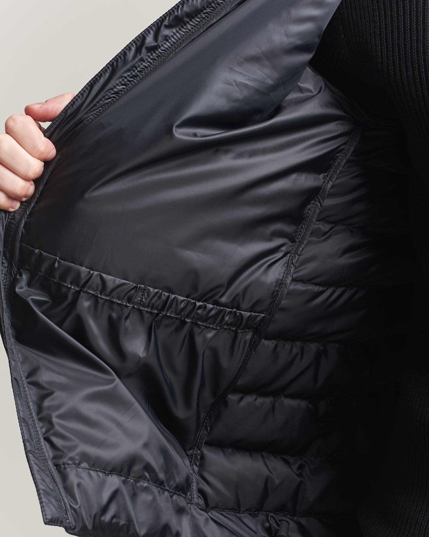 Heren | Jassen | Canada Goose Black Label | Canada Goose Stratus Down Hoody Black