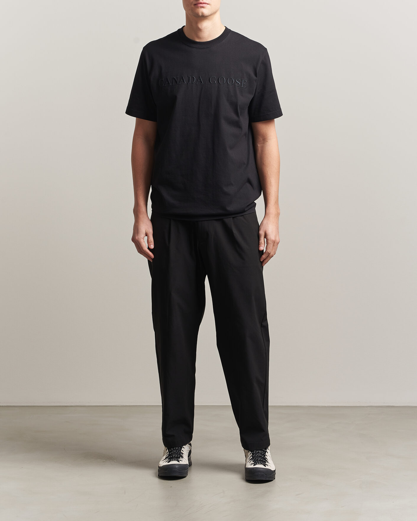 Heren | T-shirts | Canada Goose | Vantage Wordmark T-Shirt Black