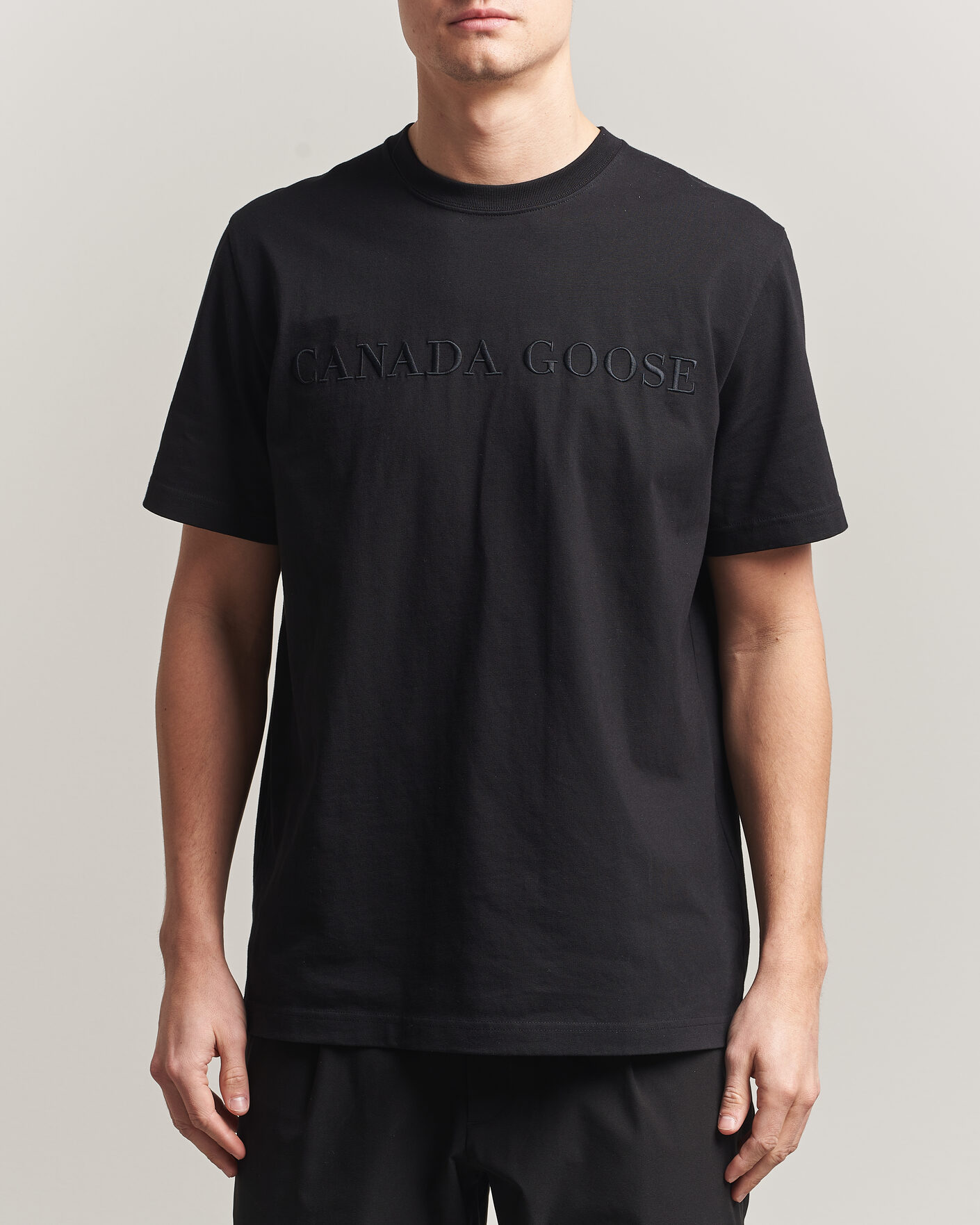 Heren | T-shirts | Canada Goose | Vantage Wordmark T-Shirt Black