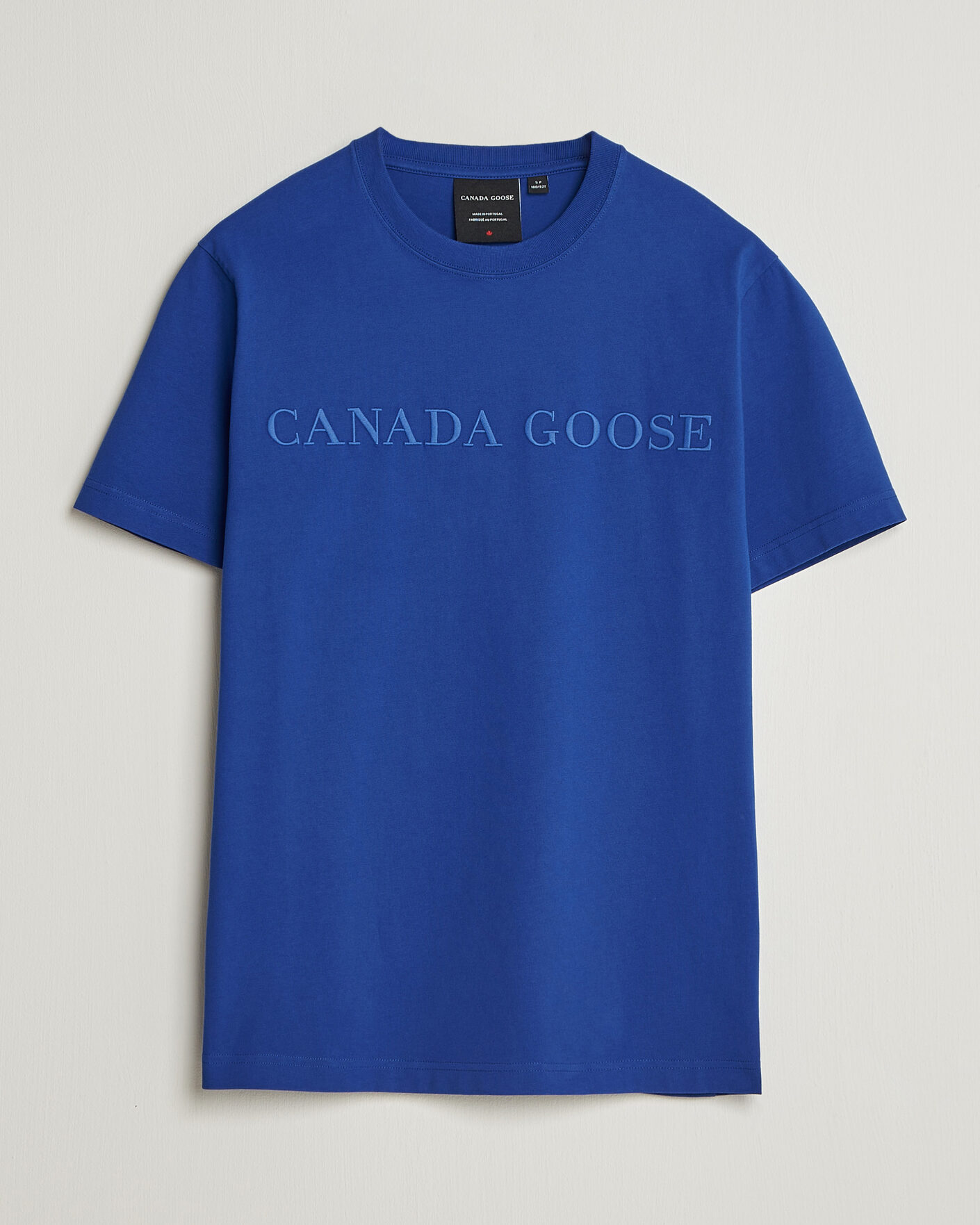 Heren | T-shirts | Canada Goose | Vantage Wordmark T-Shirt Azurite Blue