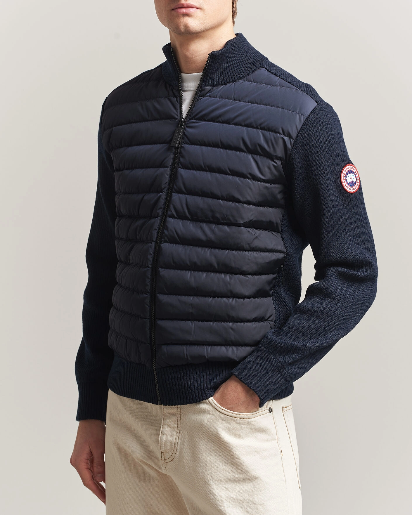 Heren | Jassen | Canada Goose | Hybridge Knit Jacket Nocturne