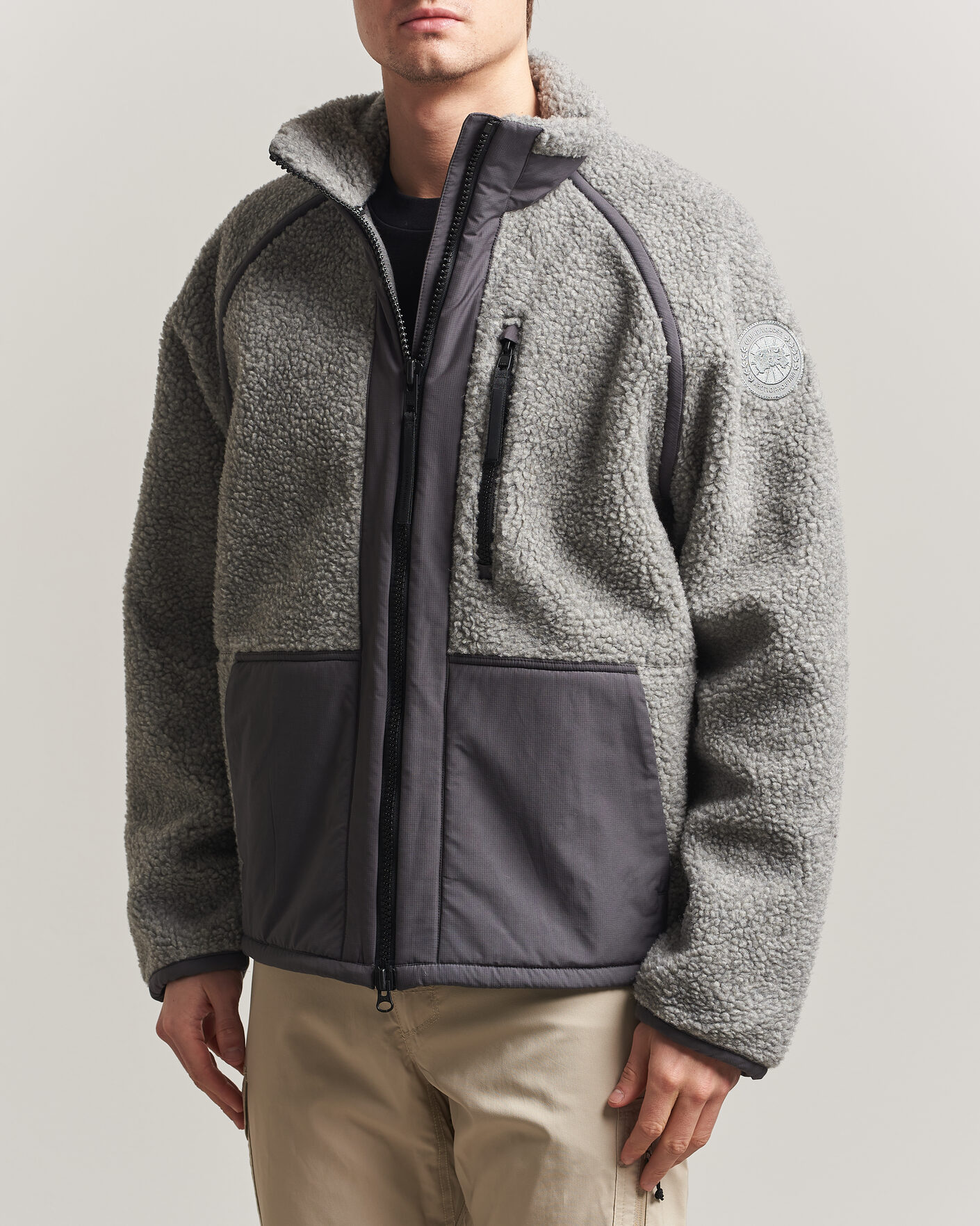 Heren | Jassen | Canada Goose Black Label | Westport Fleece Jacket Stratus Grey