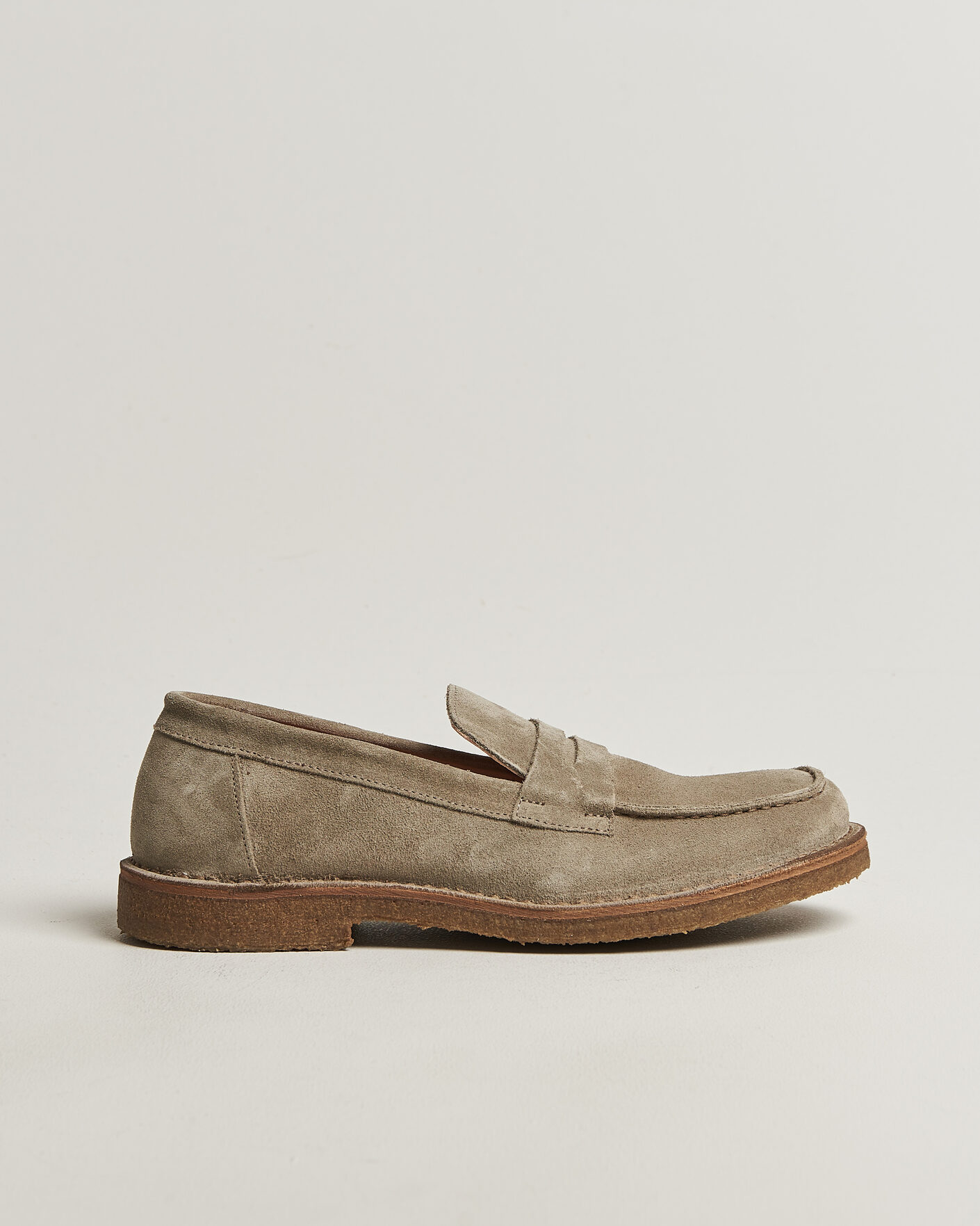 Heren | Instappers | Astorflex | Mokaflex Loafers Stone Suede