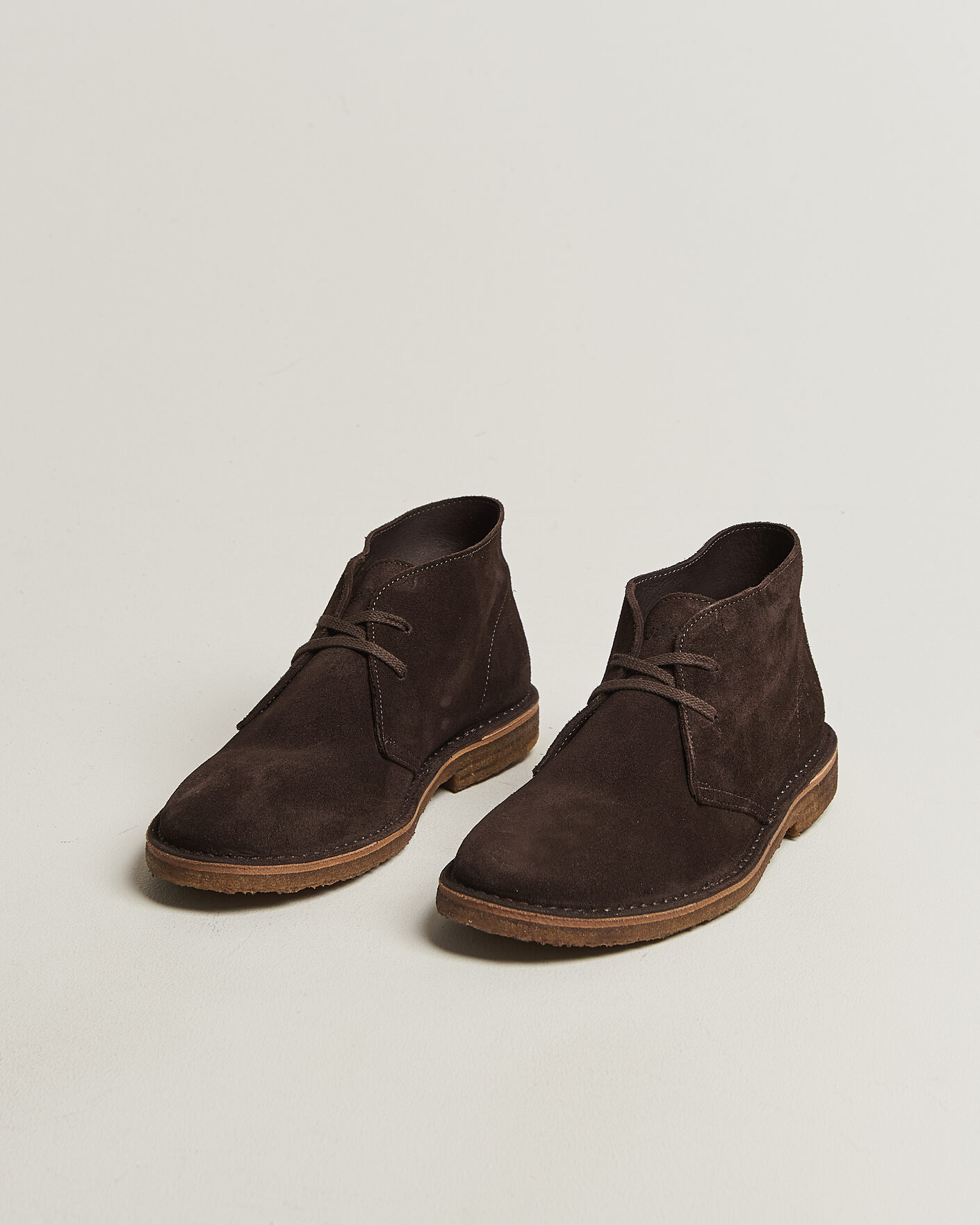 Heren | Laarzen | Astorflex | Montflex Chukka Boots Dark Brown Suede