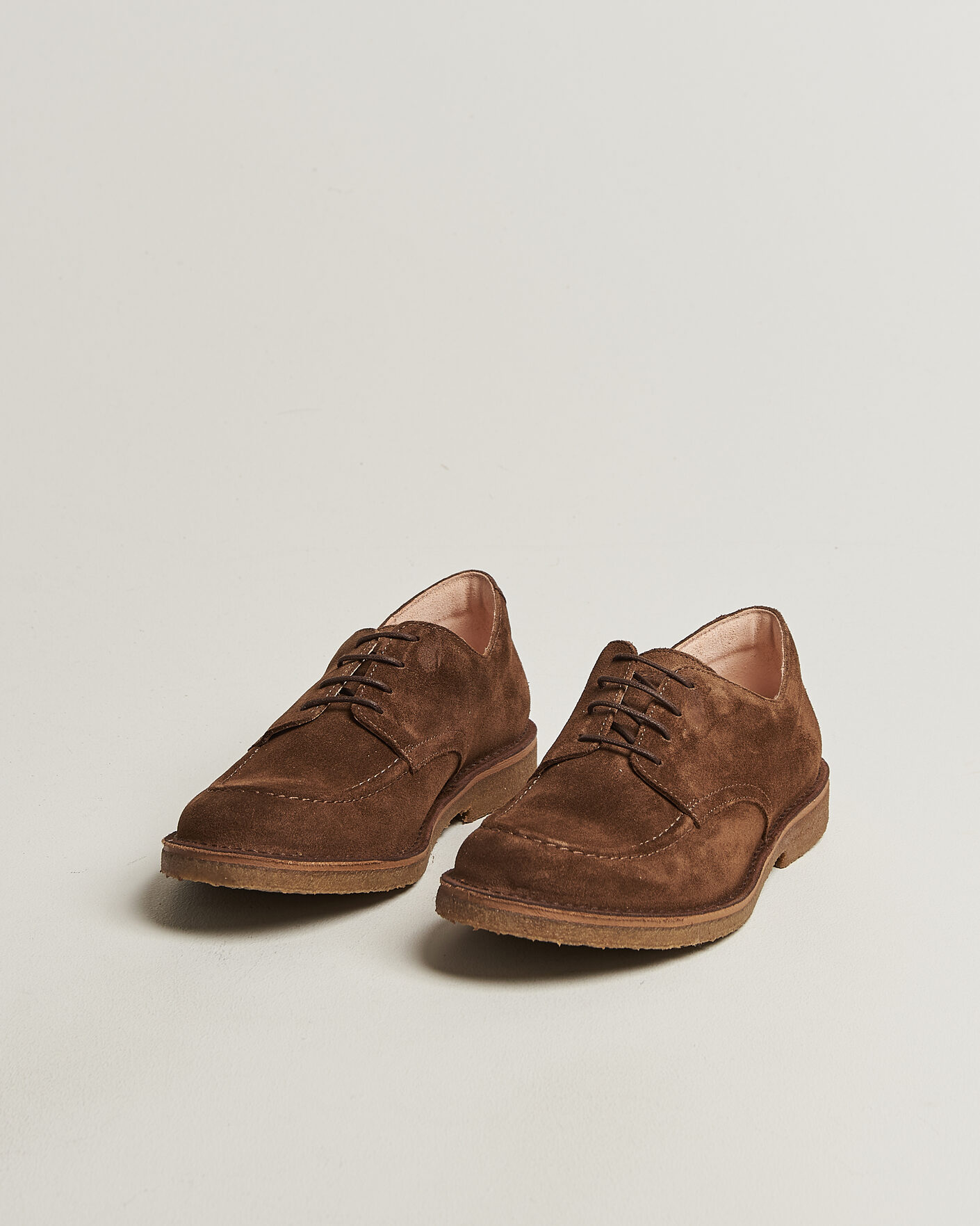 Heren | Derby schoenen | Astorflex | Carlflex Derby Dark Khaki Suede