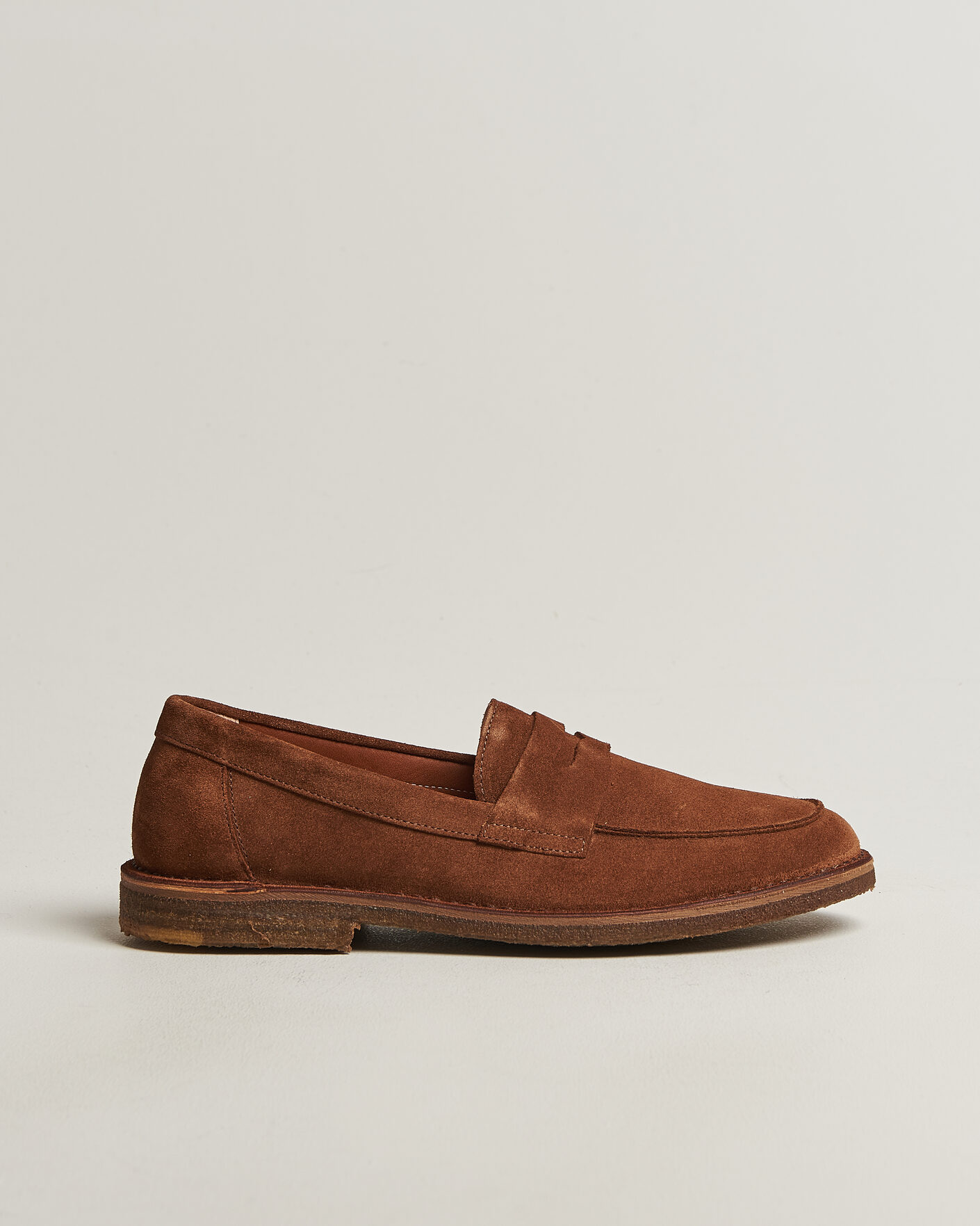 Heren | Instappers | Astorflex | Sadelflex Loafers Brown Suede
