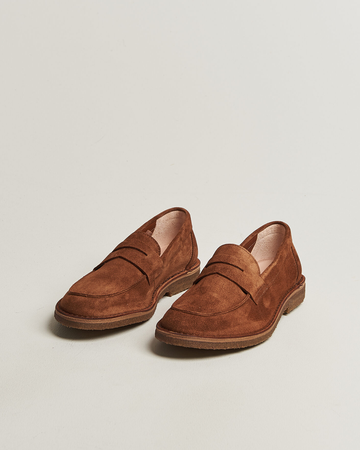 Heren | Instappers | Astorflex | Sadelflex Loafers Brown Suede
