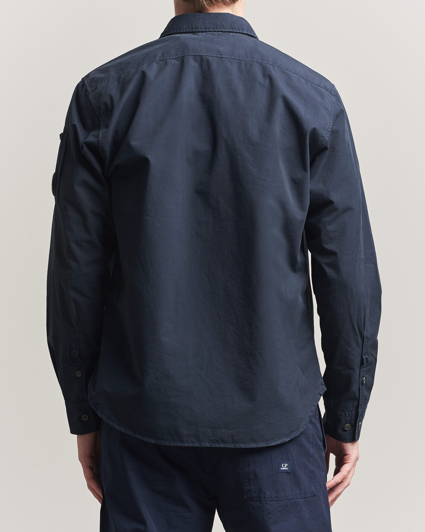 Heren | Overhemden | C.P. Company | Organic Gabardine Pocket Shirt Navy
