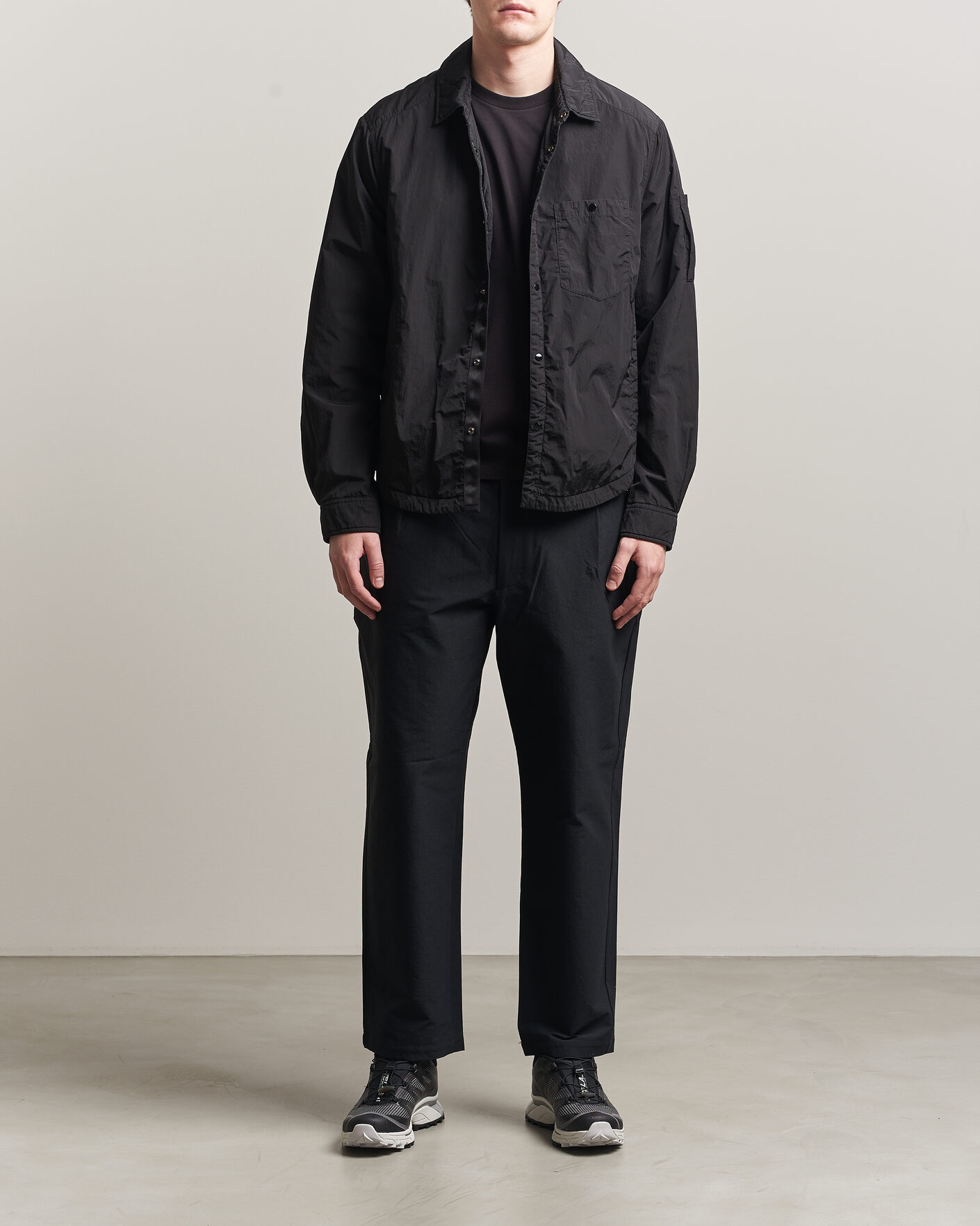 Heren | Jassen | C.P. Company | Chrome R Padded Shirt Jacket Black
