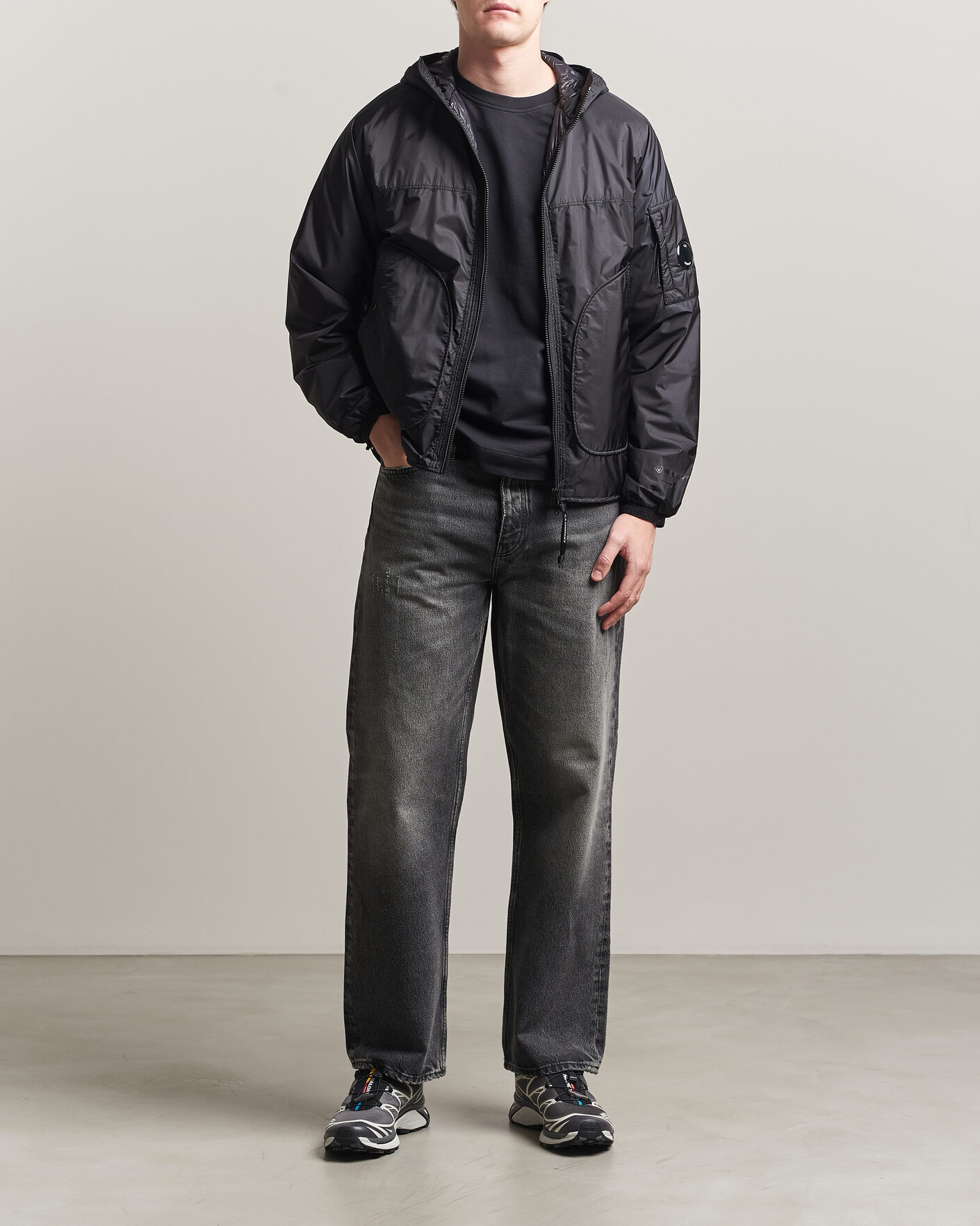 Heren | Jassen | C.P. Company | Nada Shield Primaloft Padded Hood Jacket Black