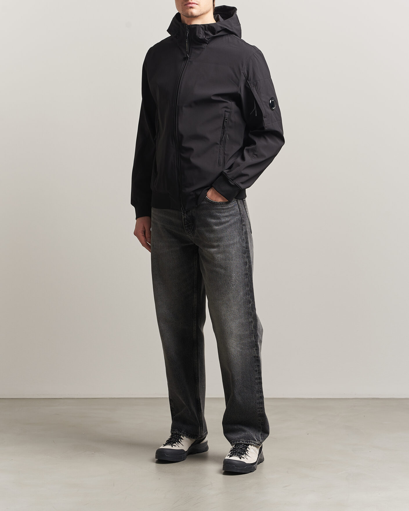 Heren | Jassen | C.P. Company | Shell R Hooded Jacket Black