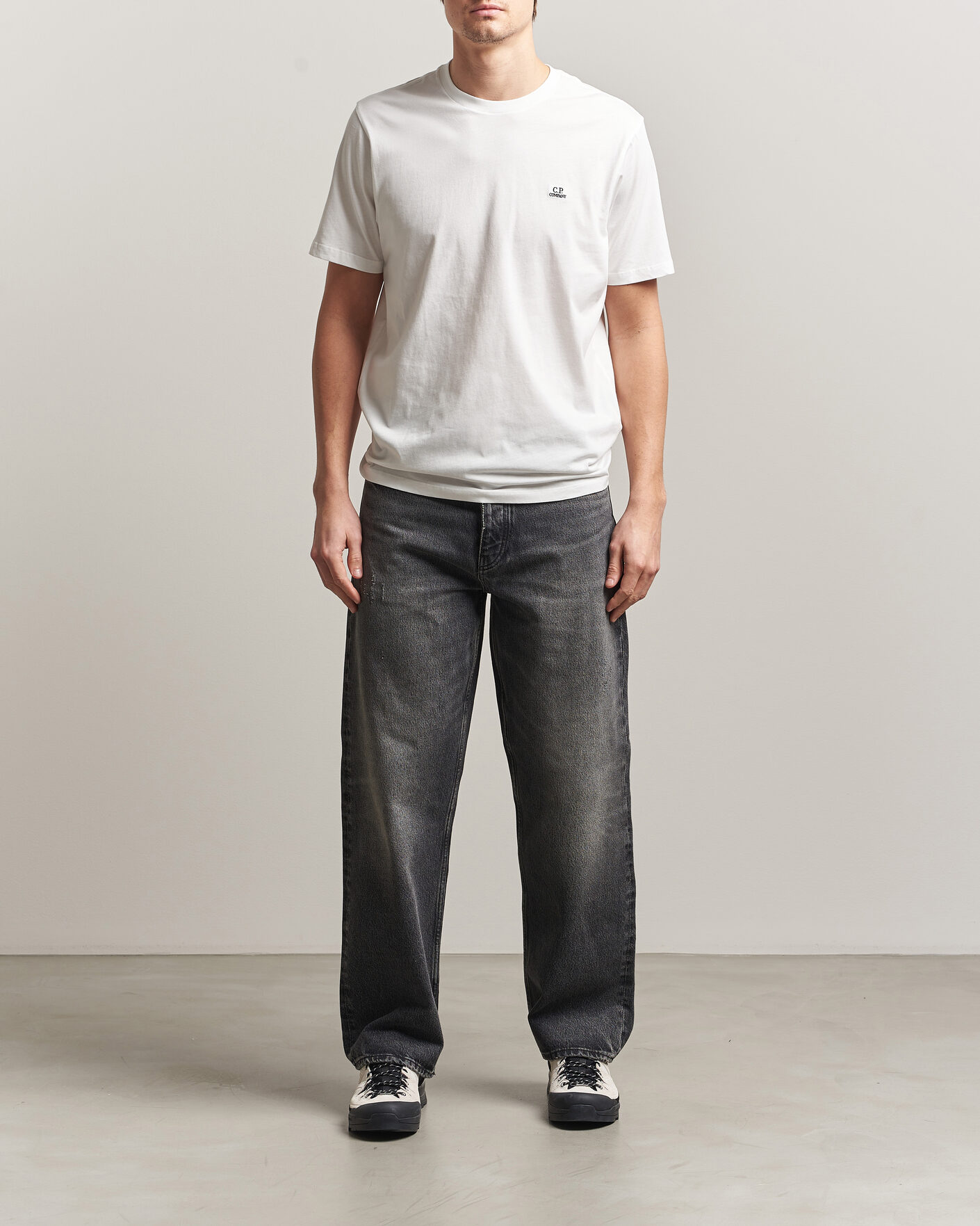 Heren | T-shirts | C.P. Company | Short Sleeve Small Logo T-Shirt White