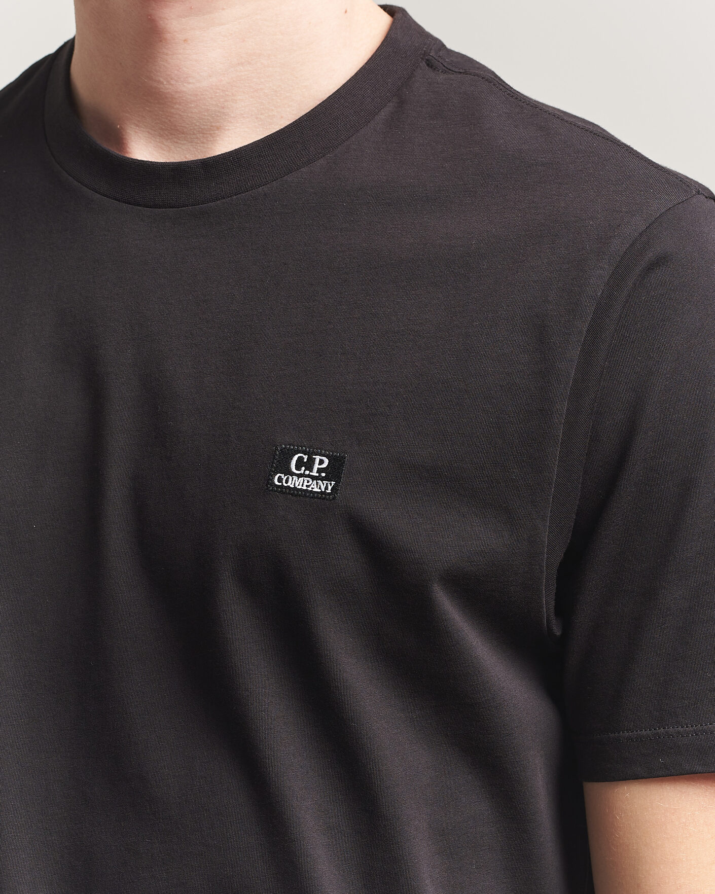 Heren | T-shirts | C.P. Company | Short Sleeve Small Logo T-Shirt Black