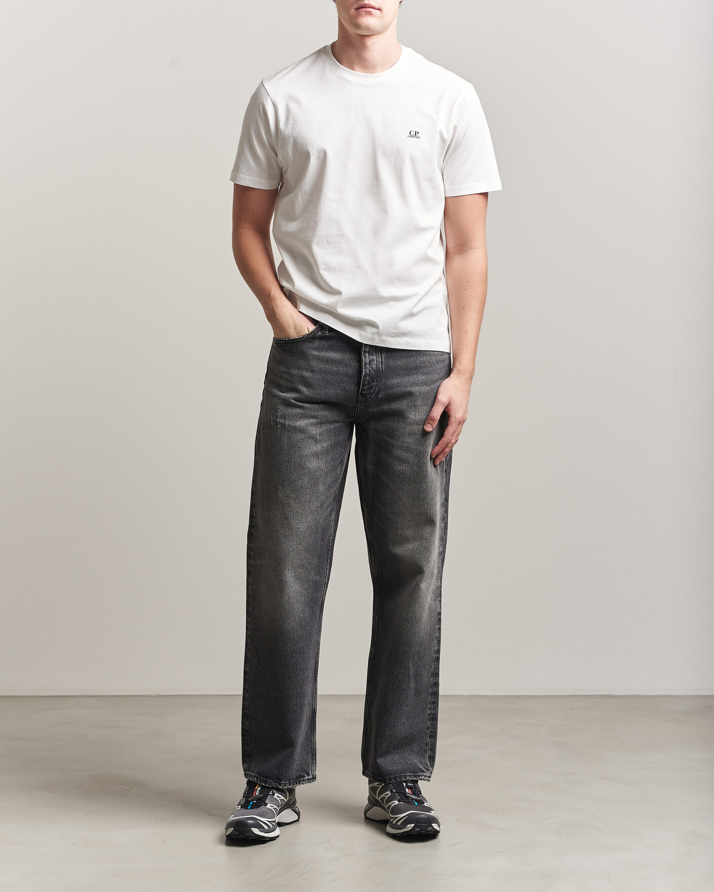 Heren | T-shirts | C.P. Company | Short Sleeve Back Print T-Shirt White