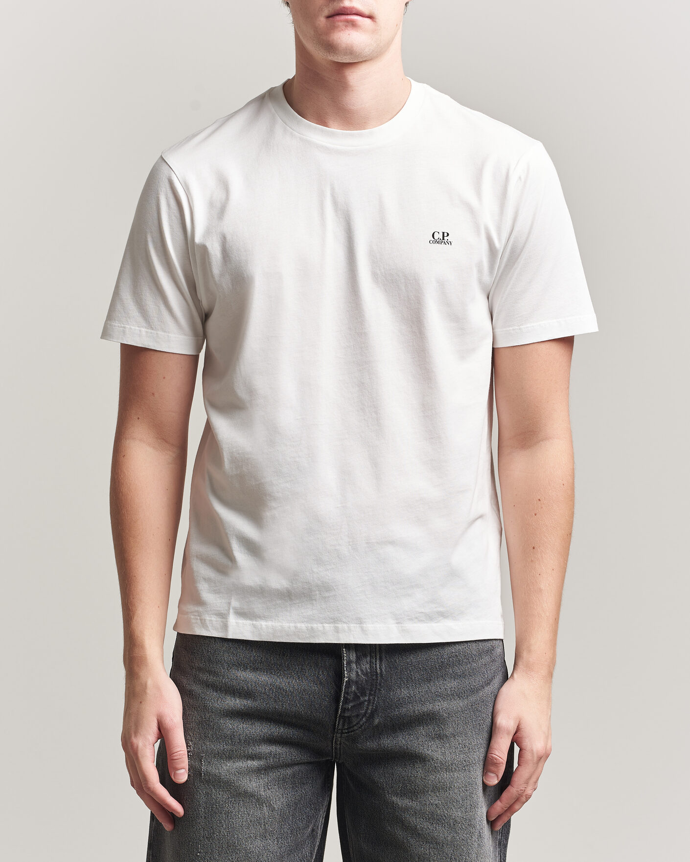 Heren | T-shirts | C.P. Company | Short Sleeve Back Print T-Shirt White