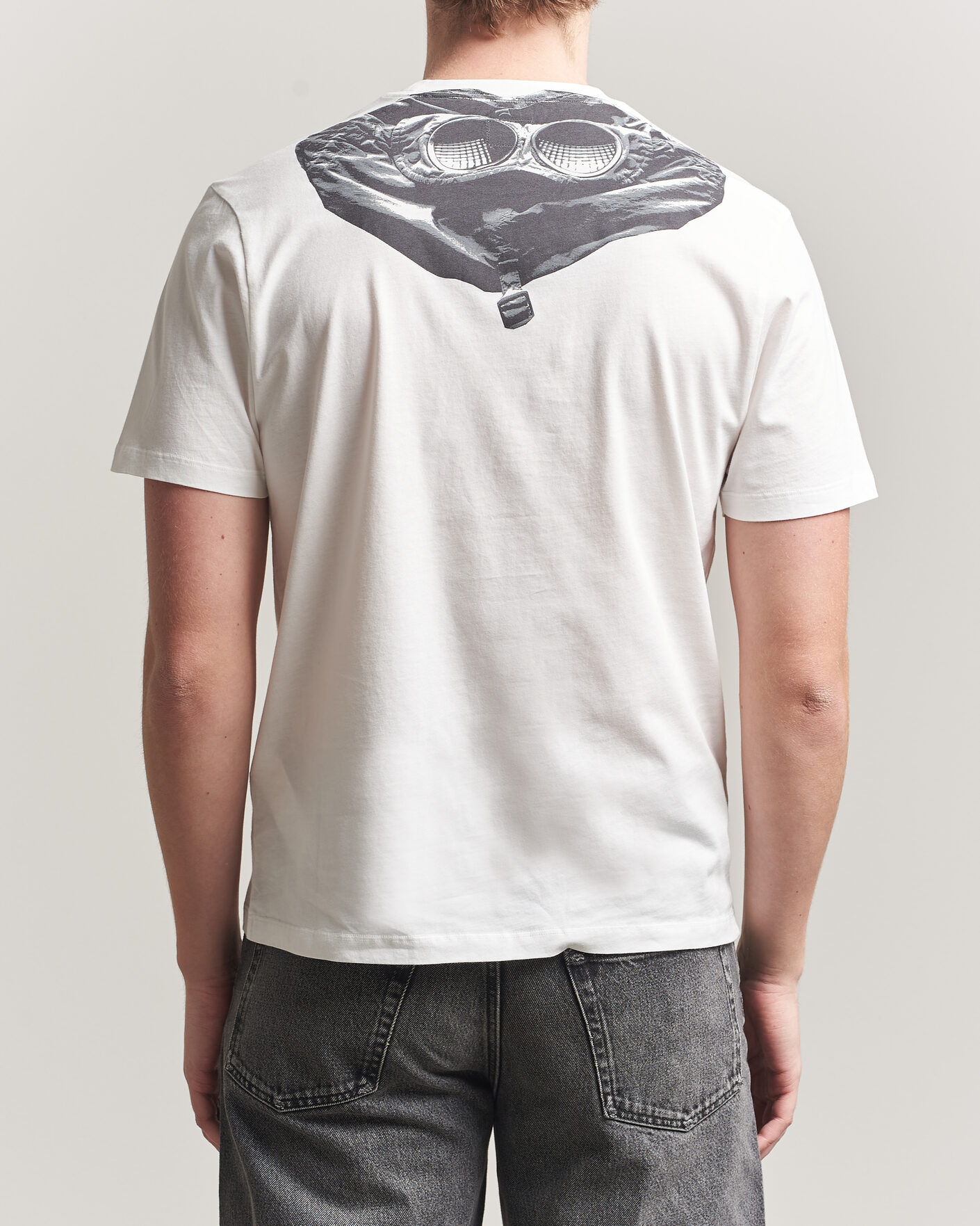 Heren | T-shirts | C.P. Company | Short Sleeve Back Print T-Shirt White