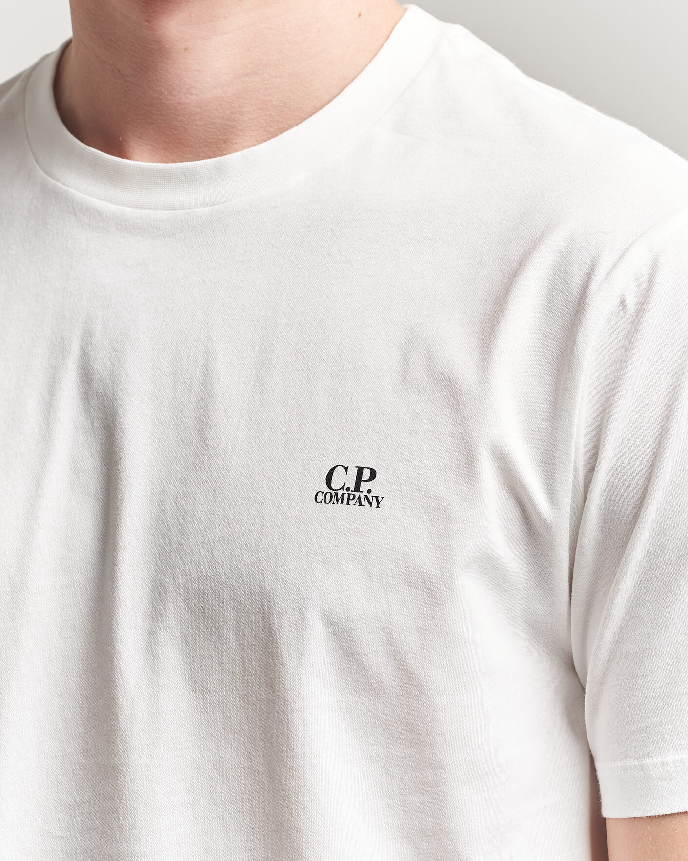 Heren | T-shirts | C.P. Company | Short Sleeve Back Print T-Shirt White