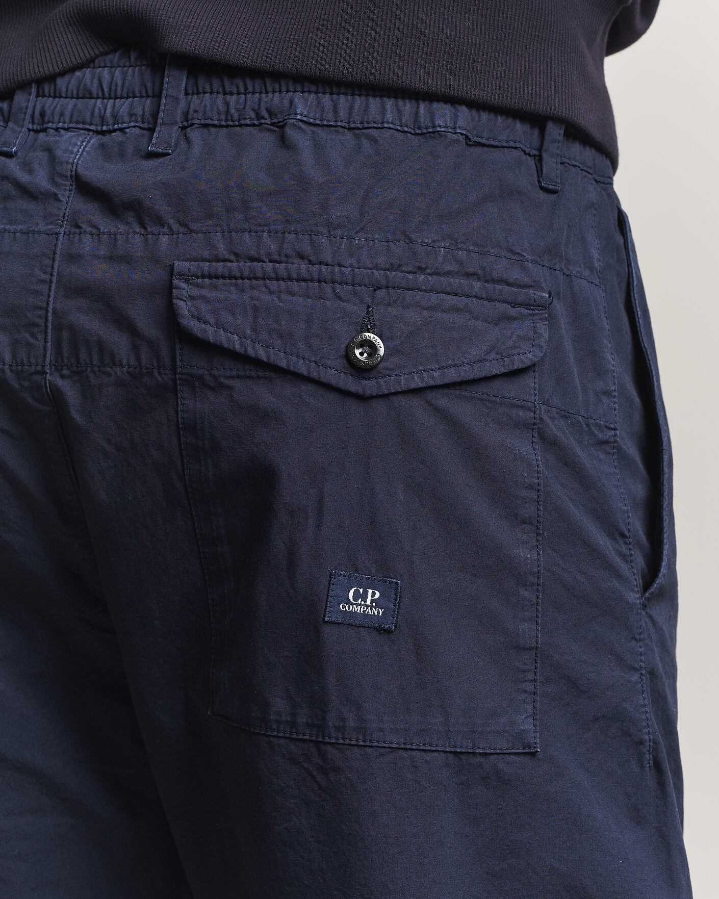 Heren | Broeken | C.P. Company | Micro Reps Drawstring Pants Navy