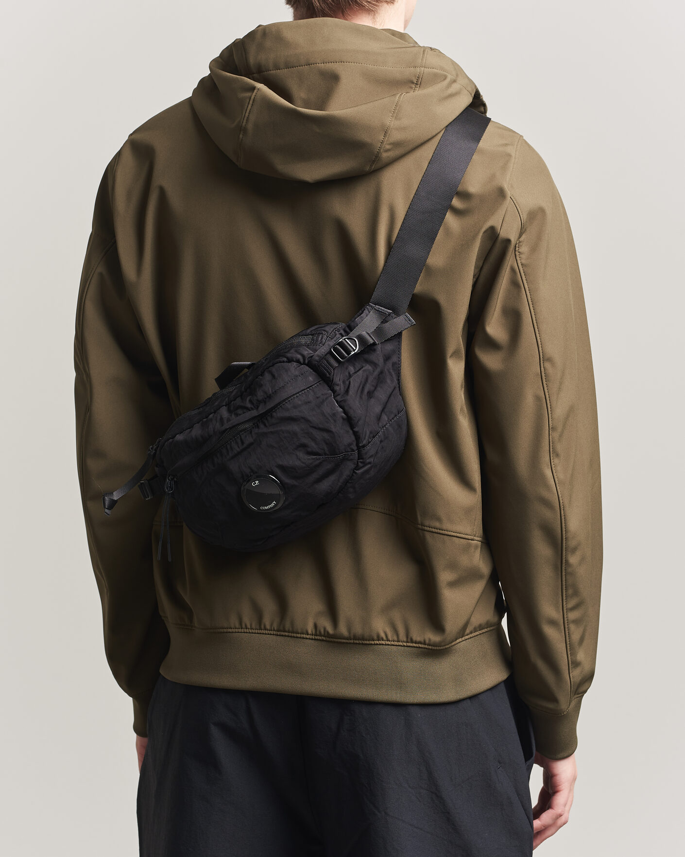 Heren | Tassen | C.P. Company | Nylon B Small Accessorie Bag Black