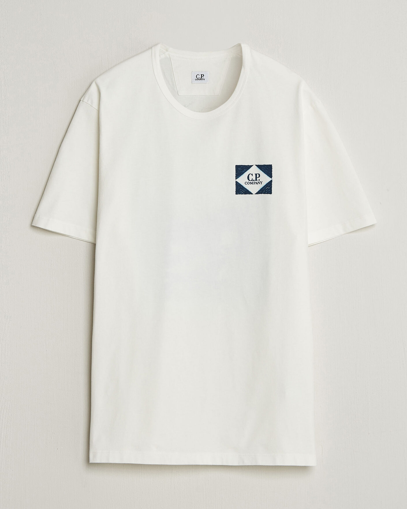 Heren | T-shirts | C.P. Company | Cotton Jersey Back Print T-Shirt White