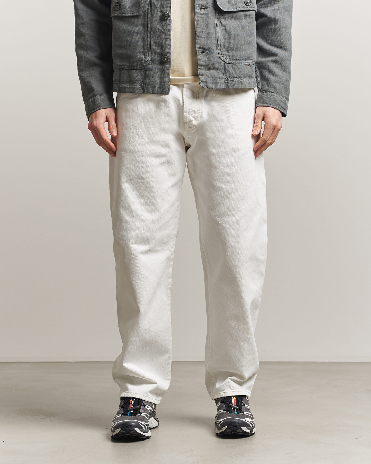 Heren | Broeken | C.P. Company | Bull Denim 10oz Jeans White