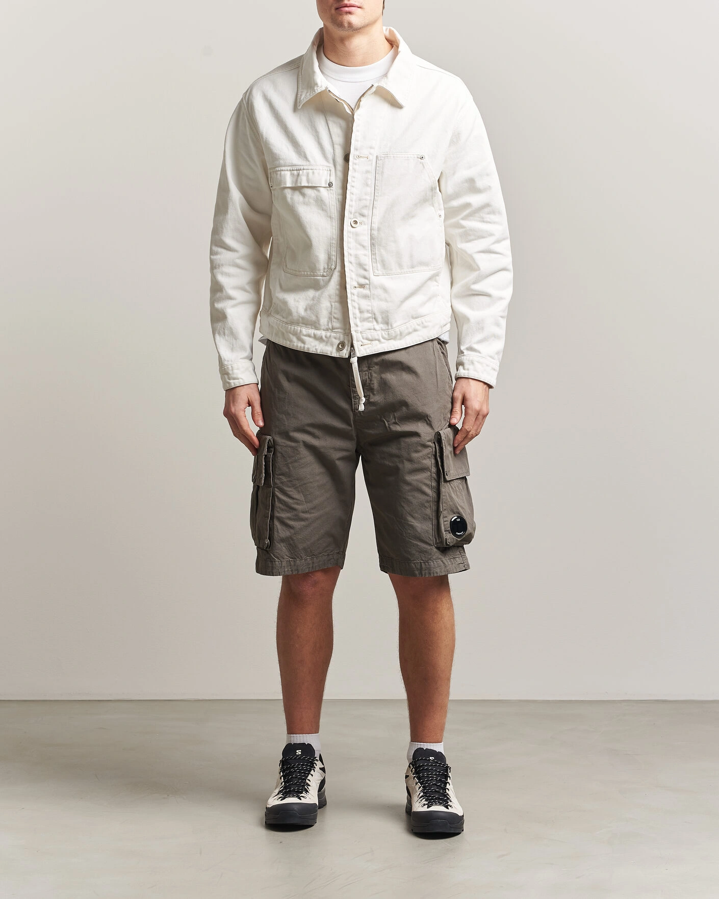 Heren | Jassen | C.P. Company | Bull Denim 10oz Jeans Jacket White