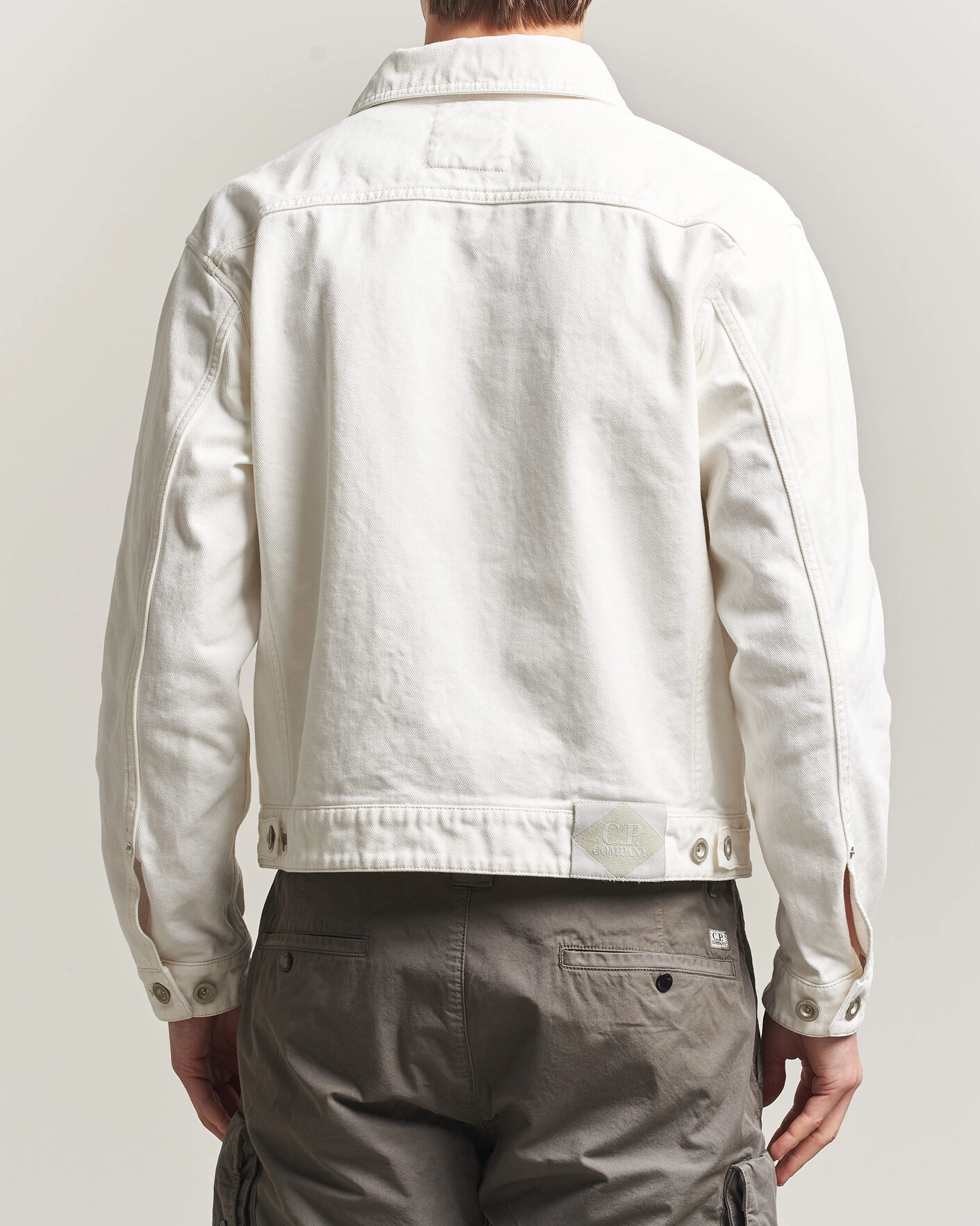 Heren | Jassen | C.P. Company | Bull Denim 10oz Jeans Jacket White