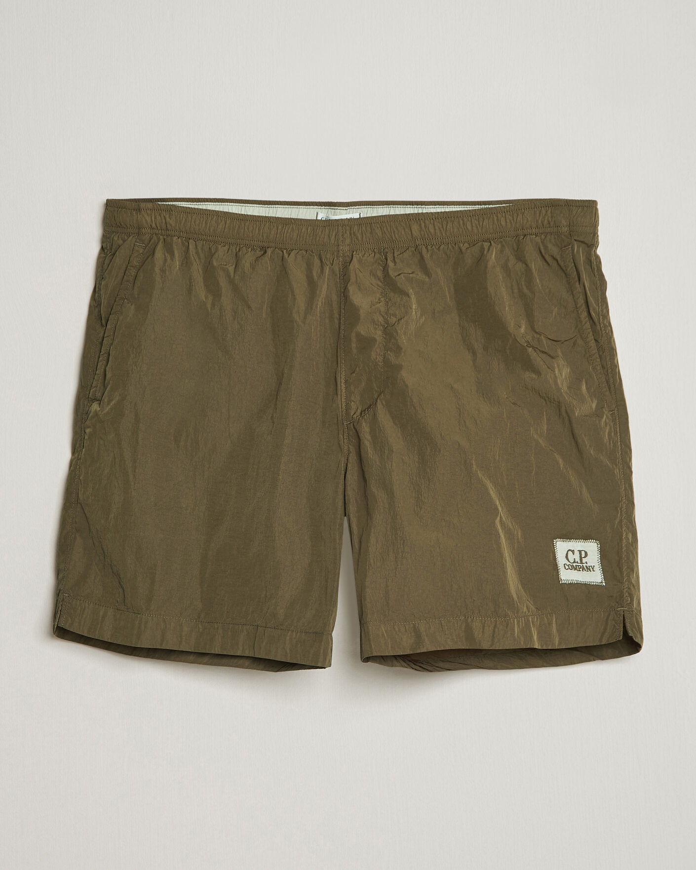 Heren | Zwembroek | C.P. Company | Eco Chrome Logo Swimshorts Olive