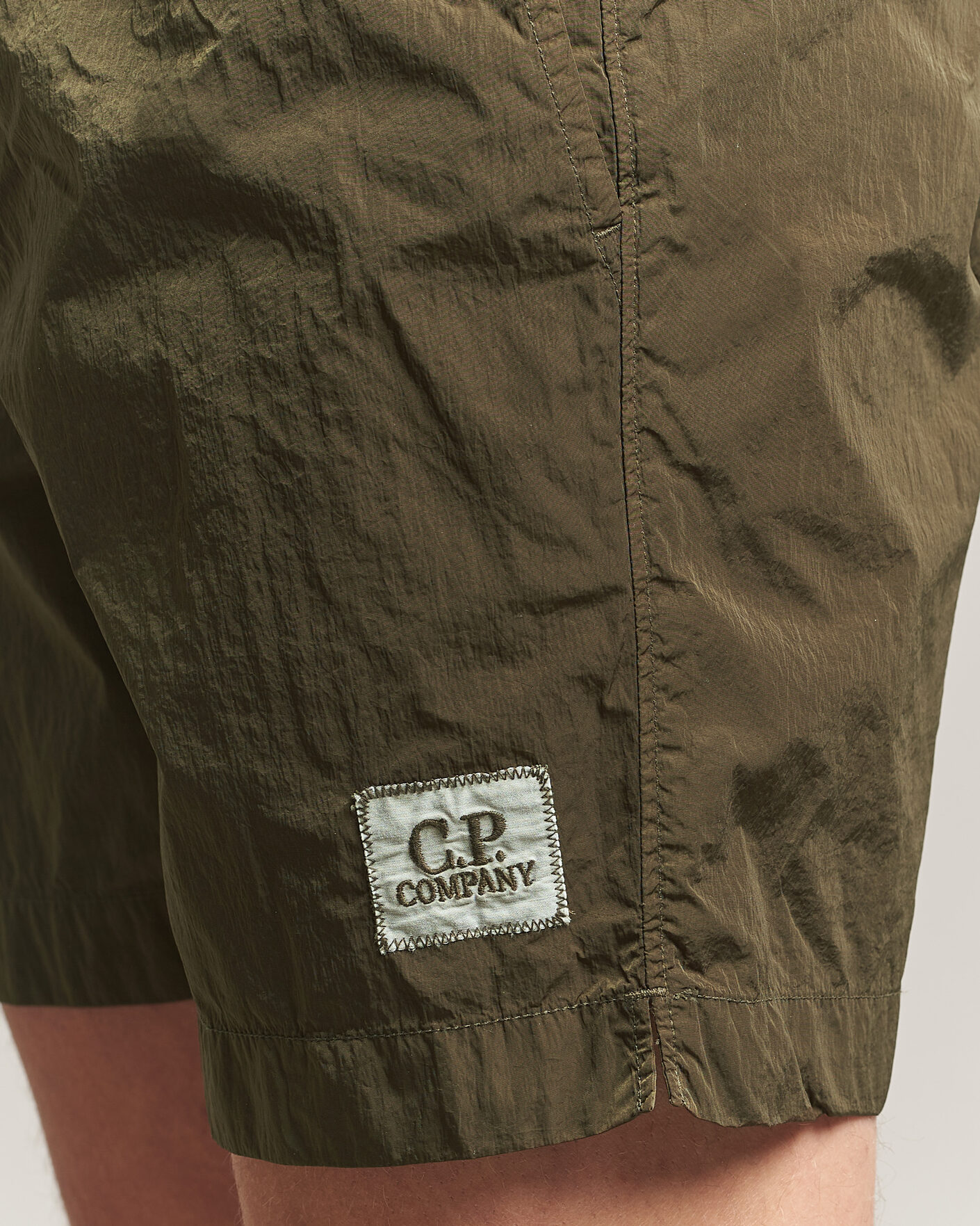Heren | Zwembroek | C.P. Company | Eco Chrome Logo Swimshorts Olive