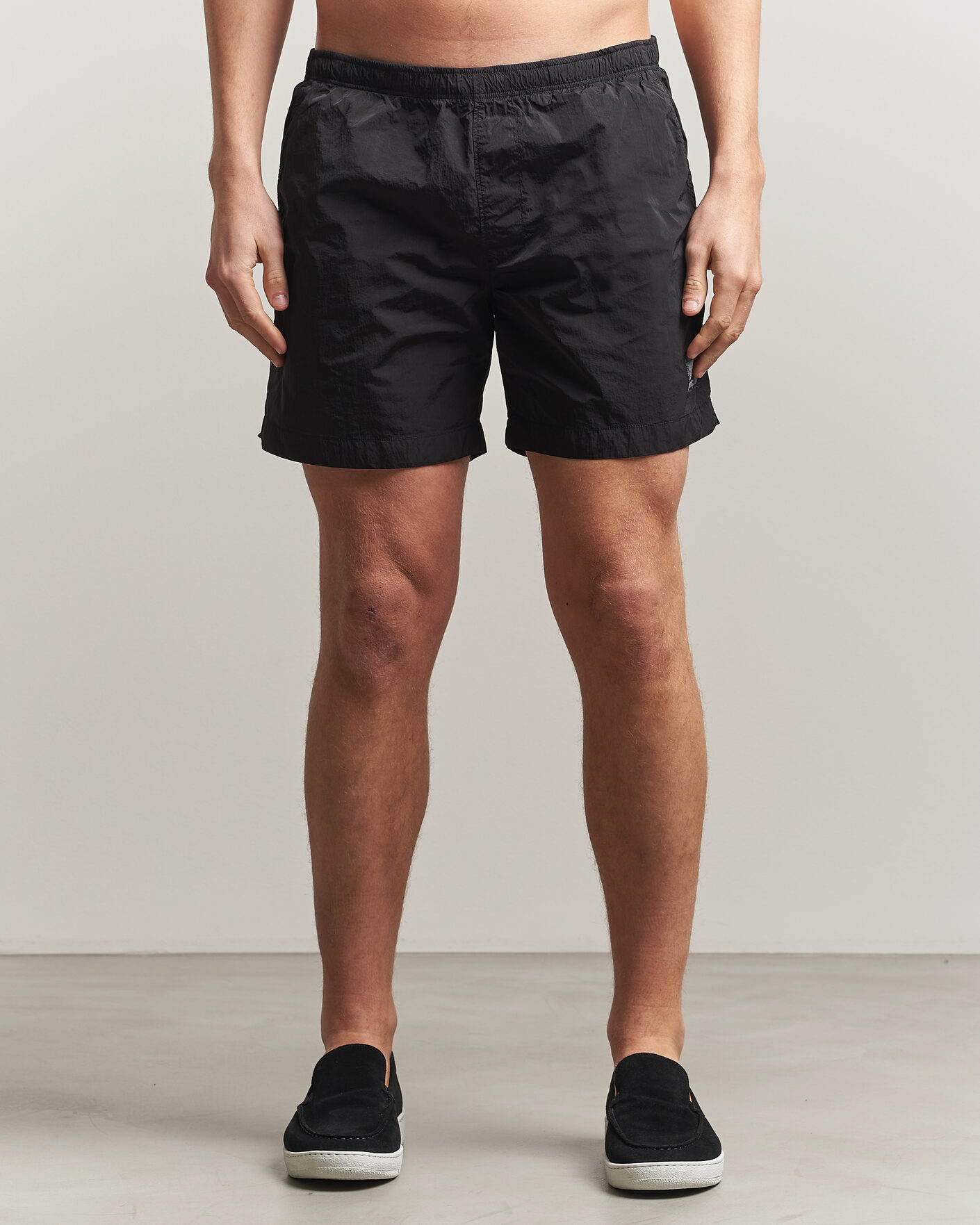 Heren | Zwembroek | C.P. Company | Eco Chrome Logo Swimshorts Black