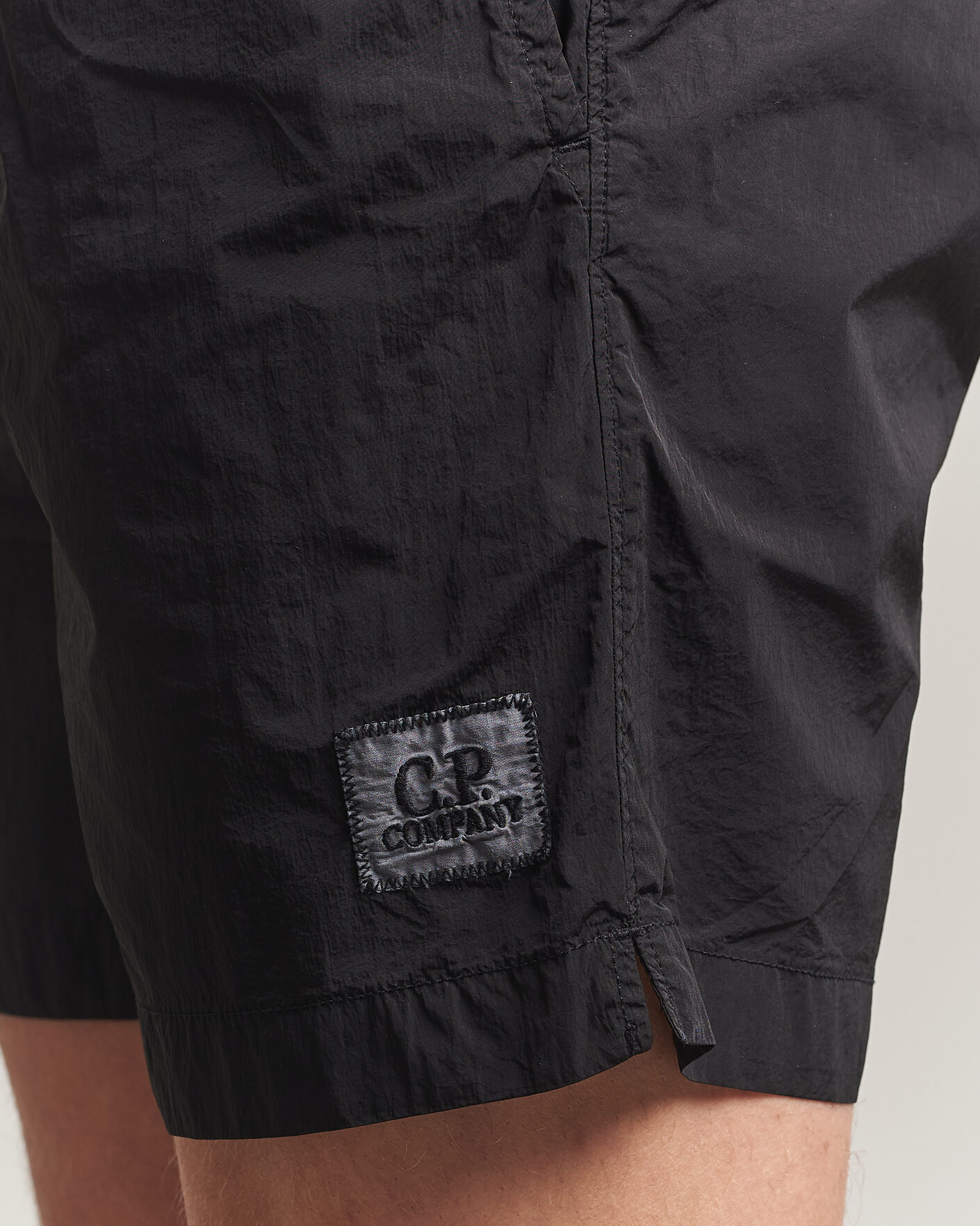 Heren | Zwembroek | C.P. Company | Eco Chrome Logo Swimshorts Black