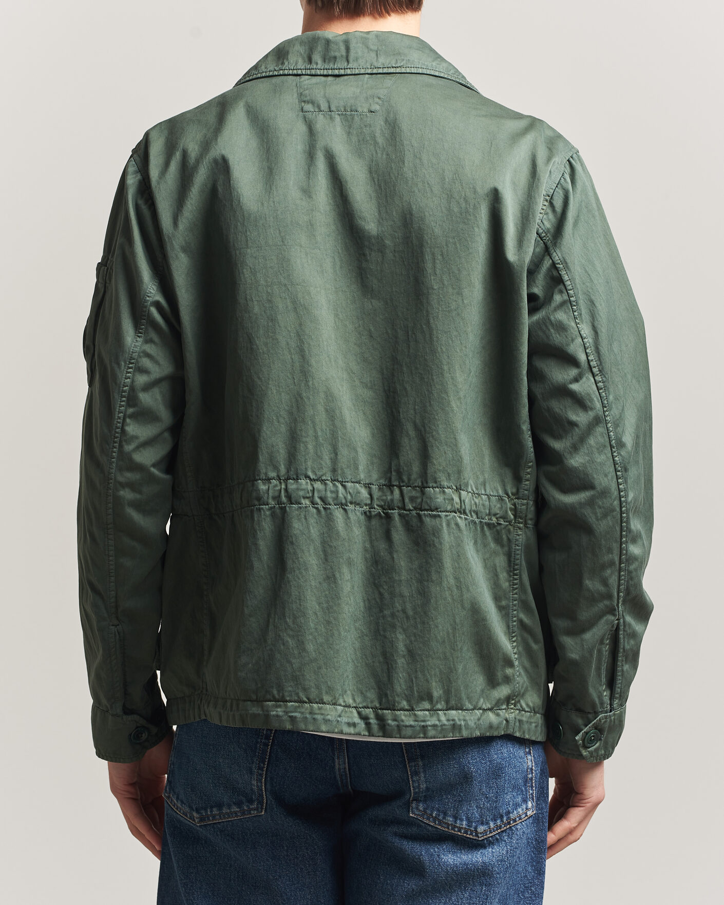 Heren | Jassen | C.P. Company | Raso Cinque Cotton Nylon Jungle Jacket Dark Green