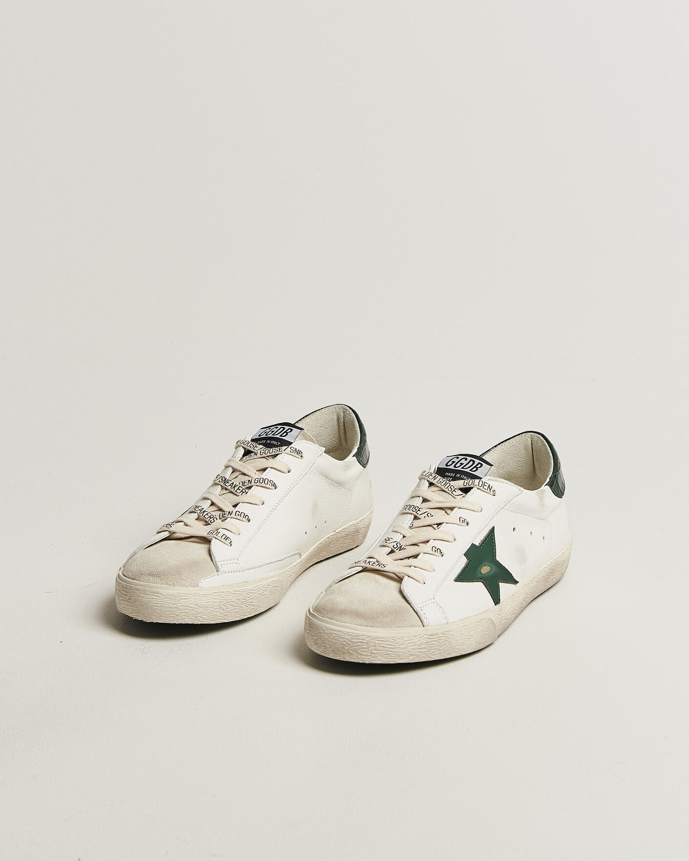 Heren | Sneakers | Golden Goose | Super-Star Sneakers White/Green