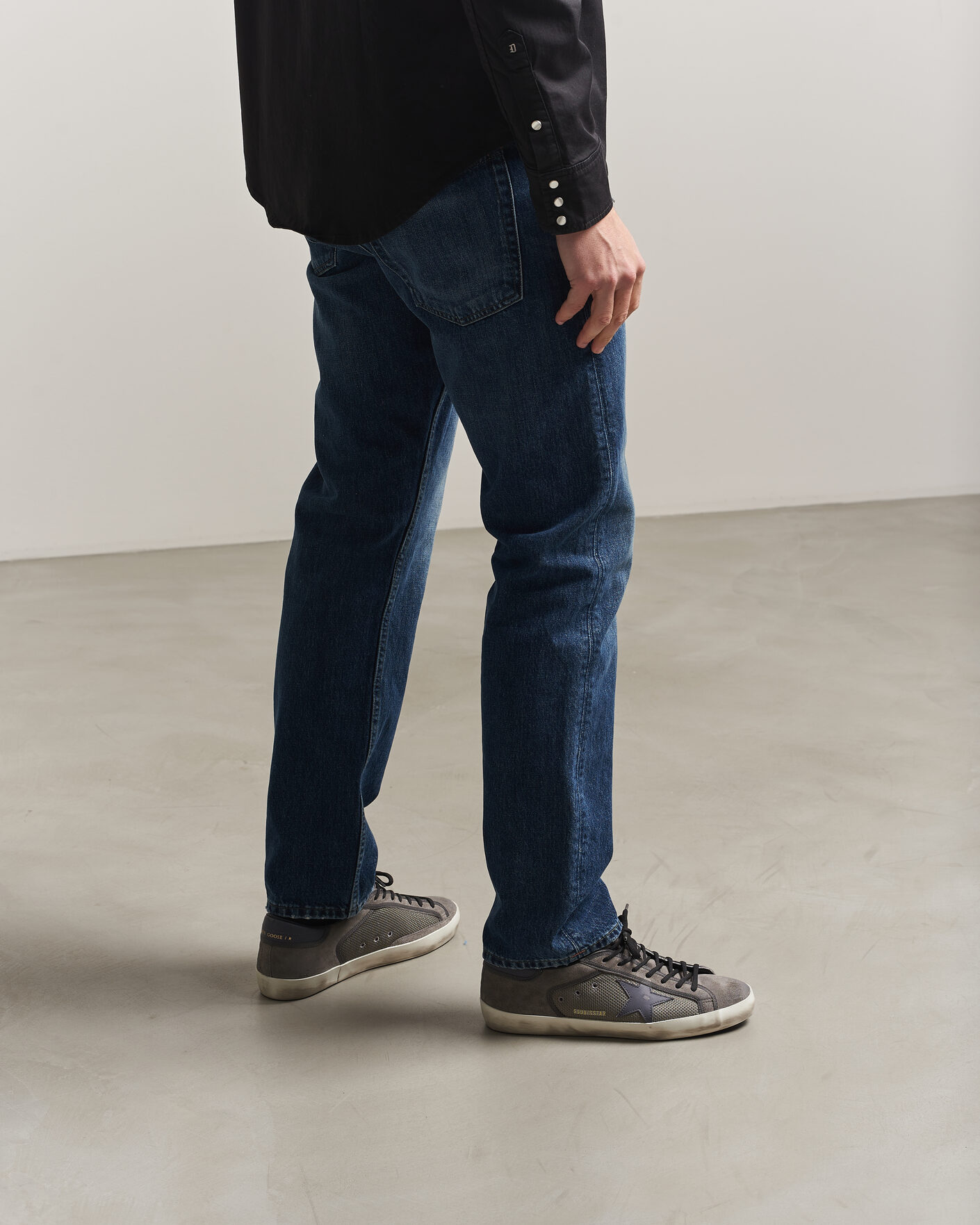 Heren | Golden Goose Super-Star Sneakers Dark Grey | Golden Goose | Super-Star Sneakers Dark Grey