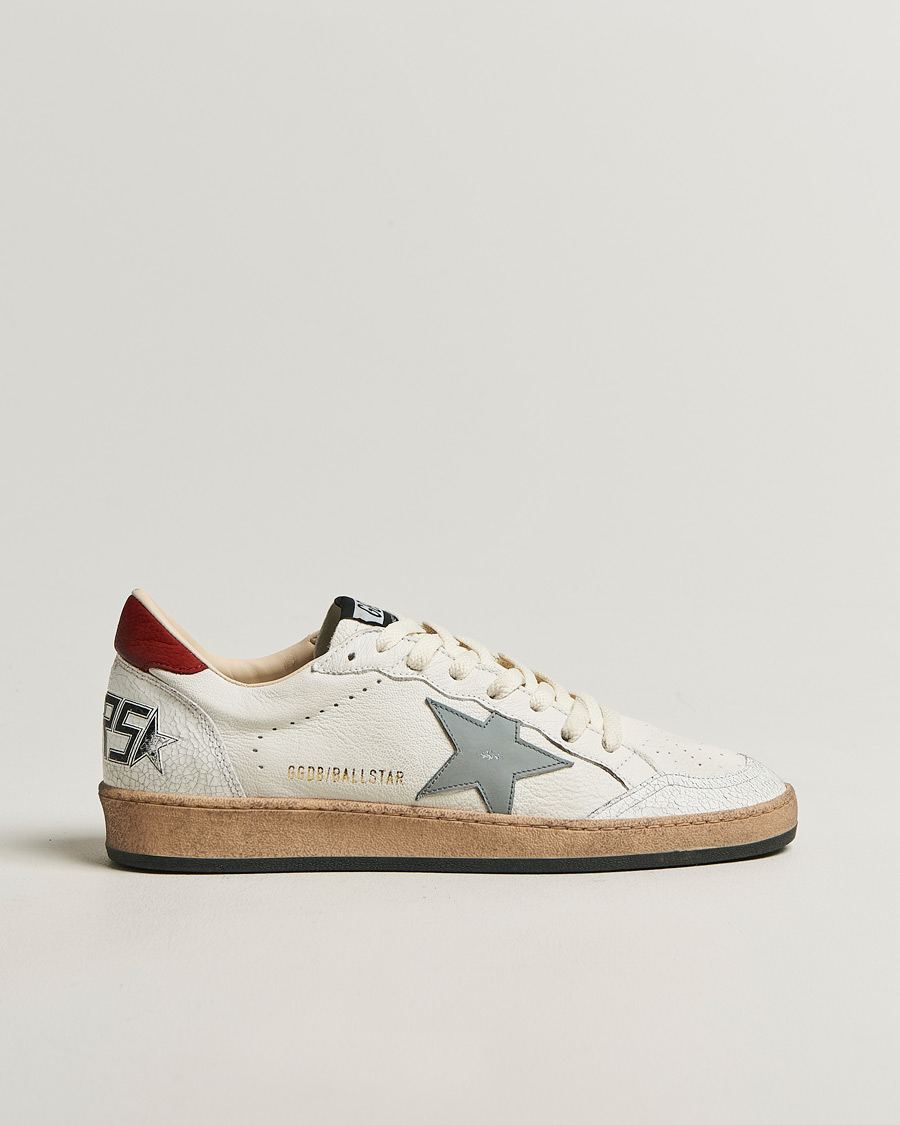 Heren | Sneakers | Golden Goose | Ball Star Sneakers White/Red