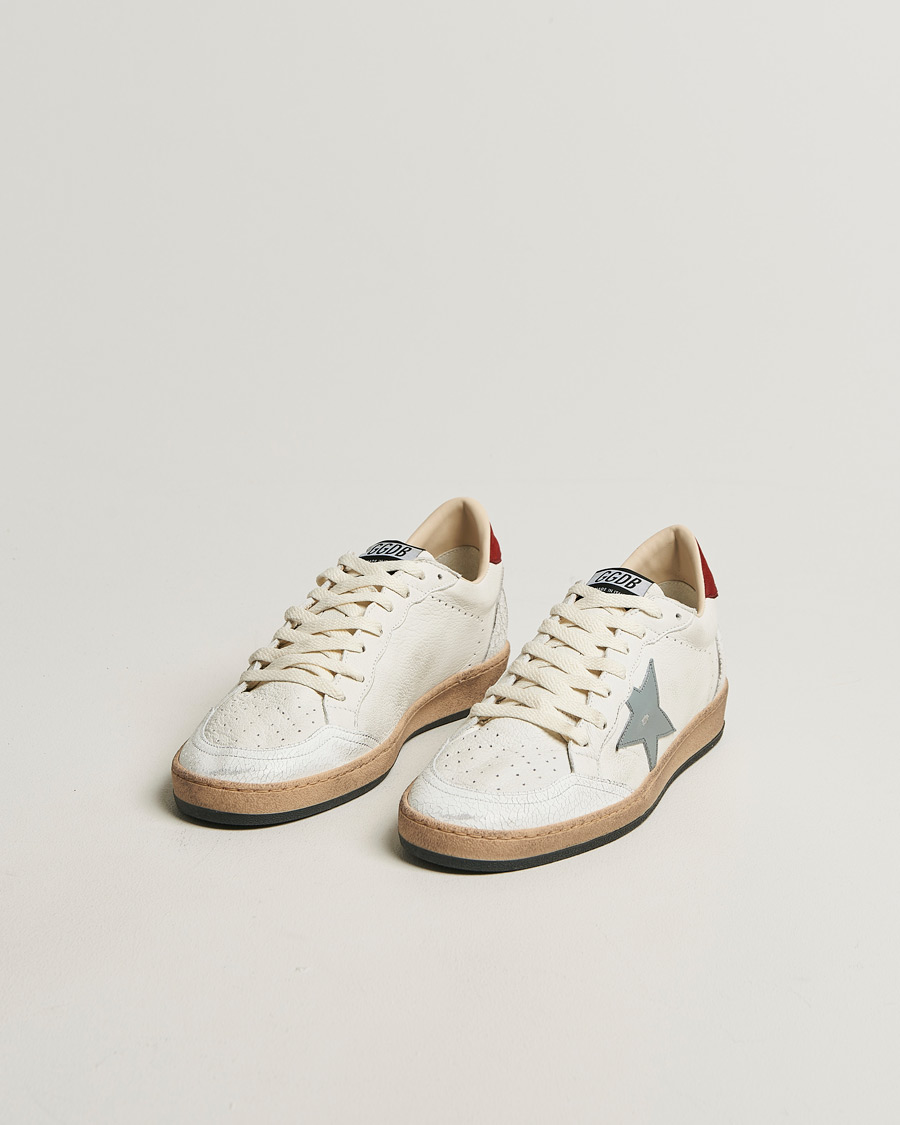 Heren | Sneakers | Golden Goose | Ball Star Sneakers White/Red